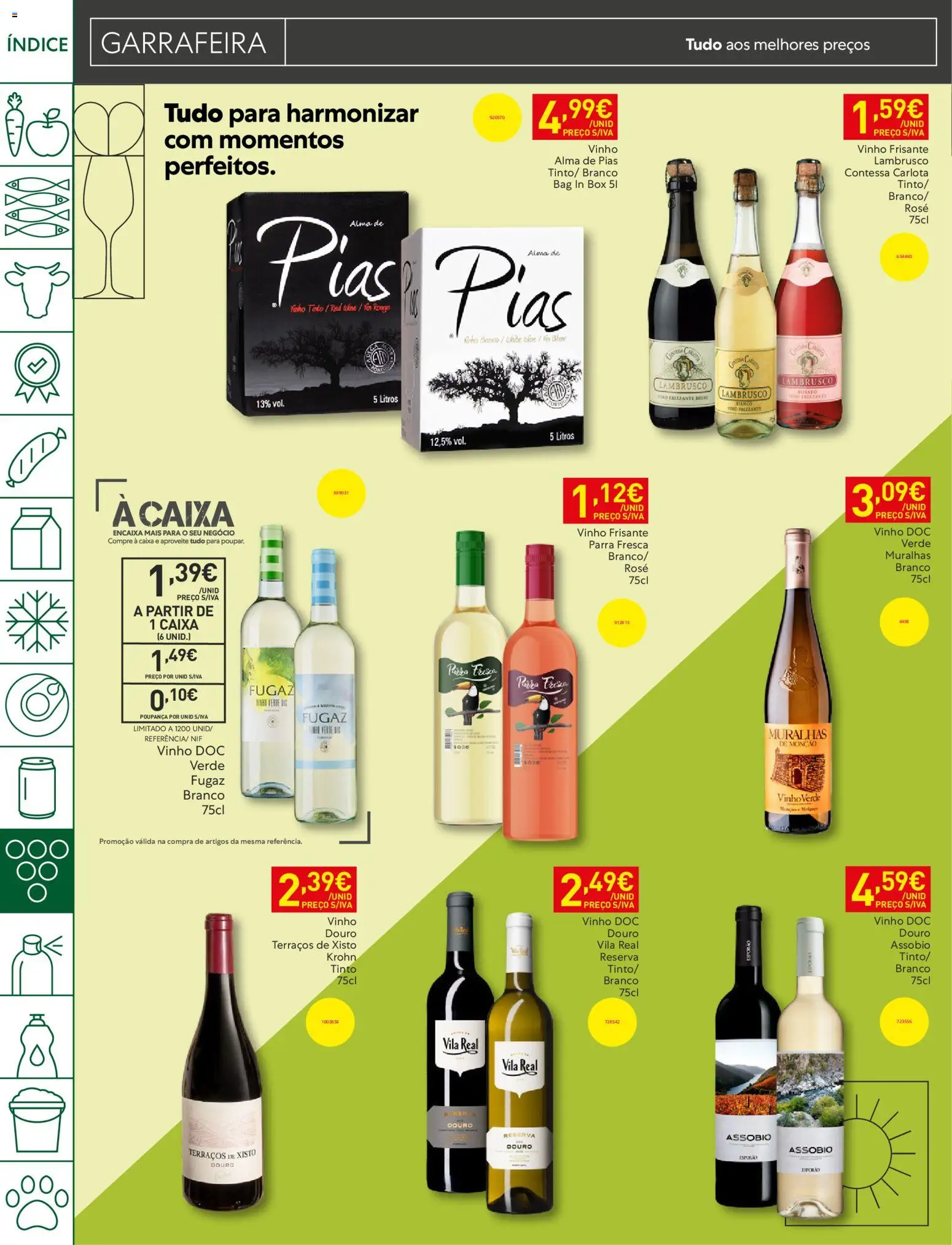 Recheio folheto │ válido de 09.06.2026 | Página: 28 | Produtos: Caixa, Pizza, Vinho
