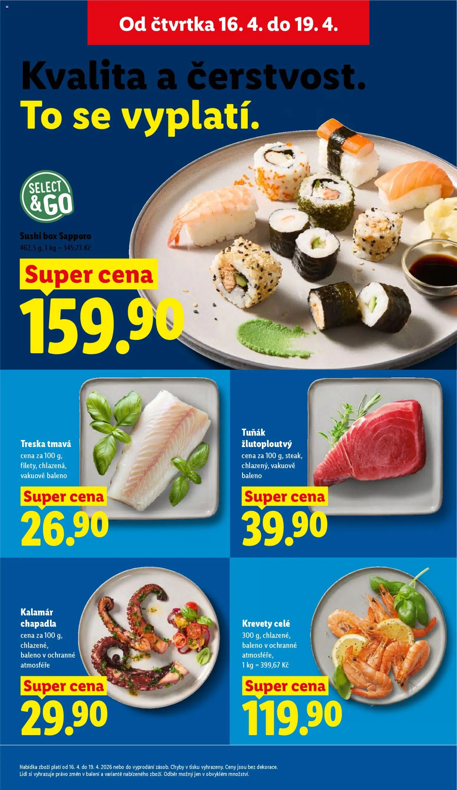 Lidl leták od 16.04.2026 | Strana: 11 | Produkty: Box, Sushi box, Sushi, Krevety