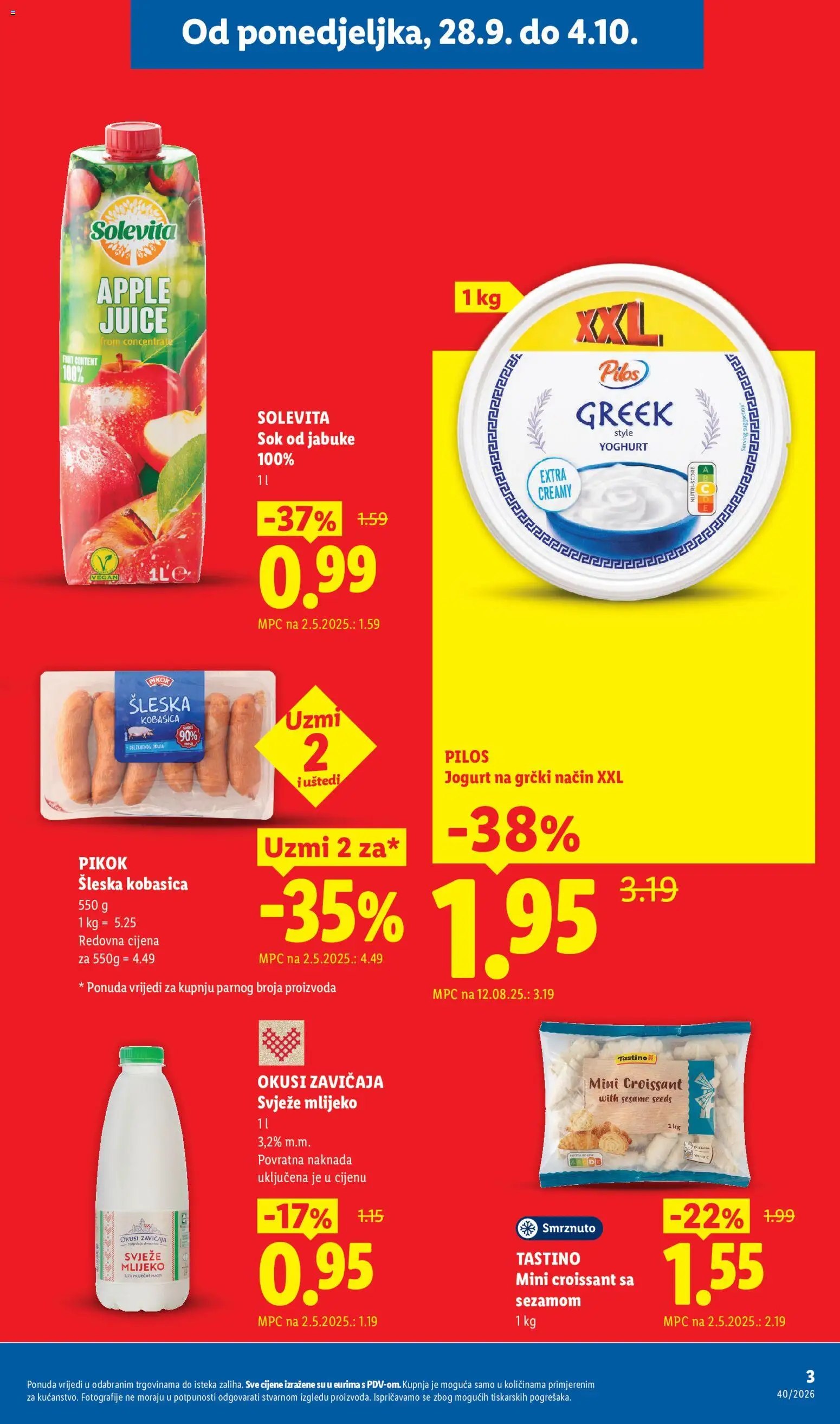 Lidl katalog | vrijedi od 28.09.2026 | Stranica: 3