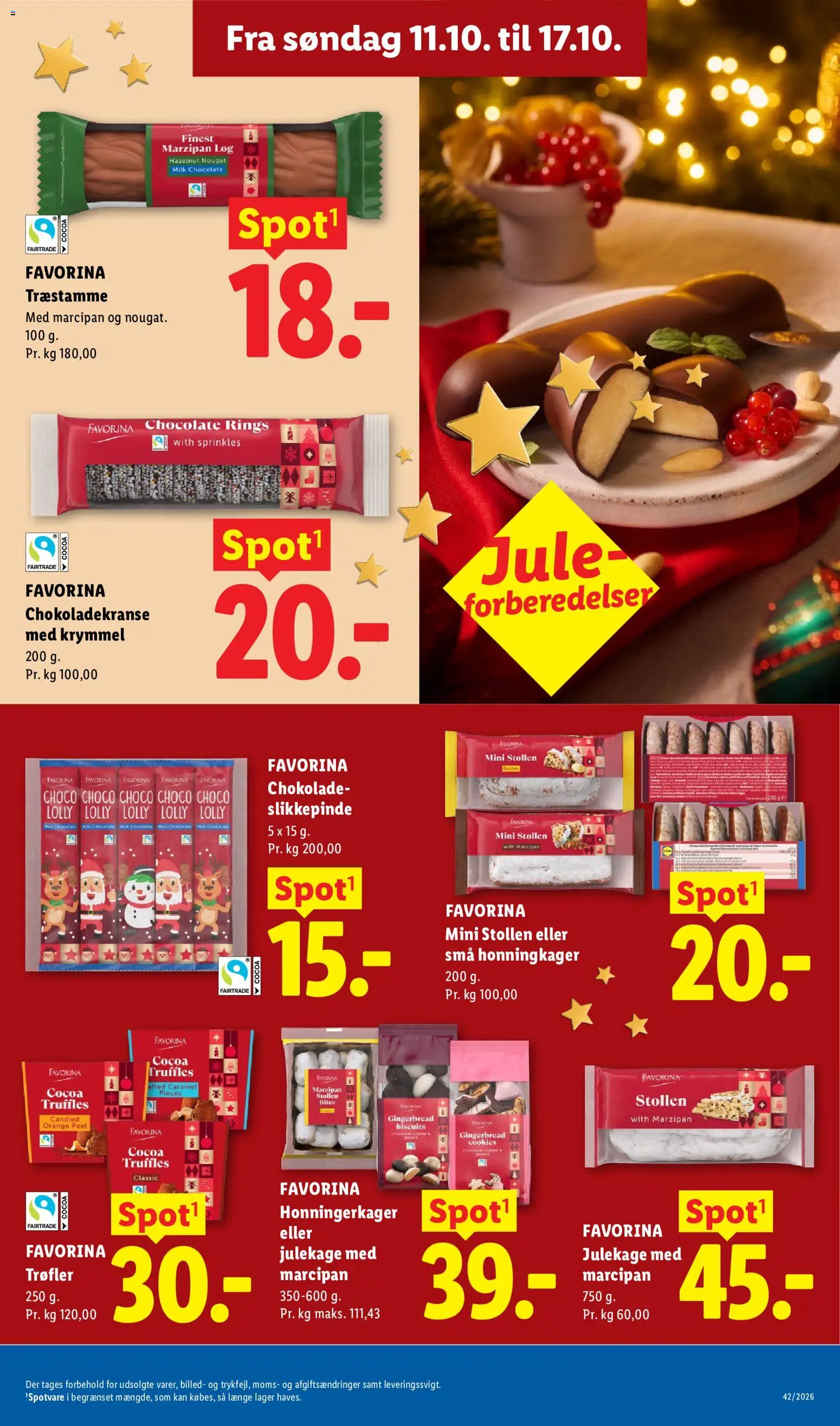 Lidl tilbudsavis – gyldig fra 11/10/2026 | Side: 27 | Produkter: Løg, Marcipan, Nougat, Søm