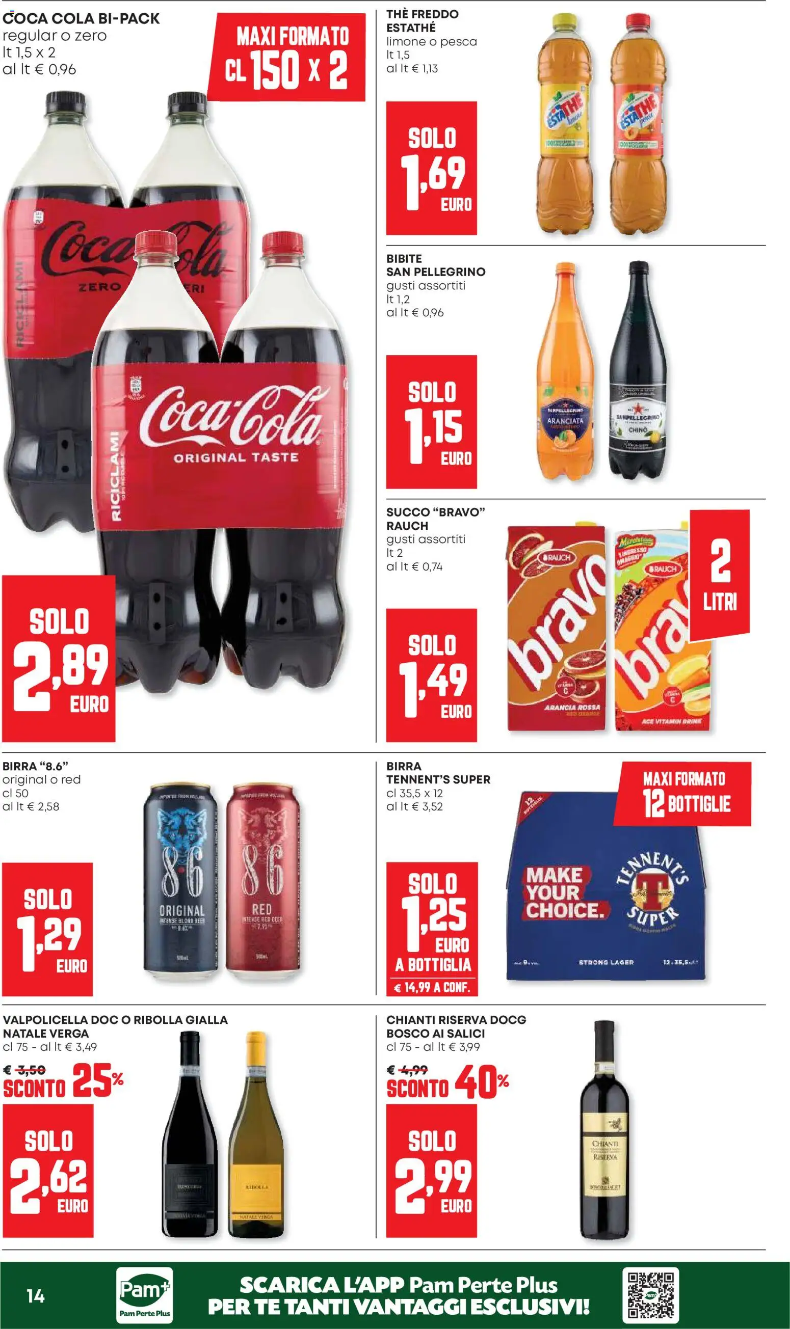 Volantino Panorama del 07.05.2026 | Pagina: 14 | Prodotti: Birra, Tè, Pesca, Bibite