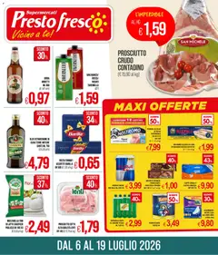 Anteprima del volantino Presto Fresco volantino valido a partire dal 06/07/2026