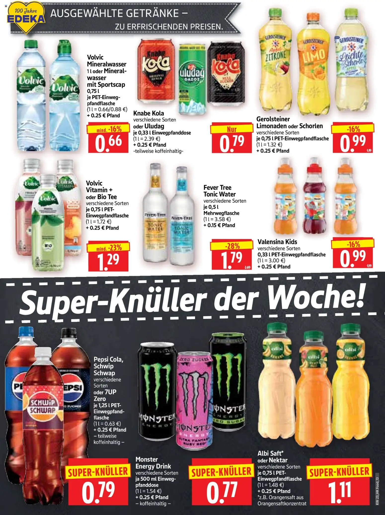 HERKULES Prospekt – gültig ab 01.06.2026 | Seite: 13 | Produkte: Schwip schwap, Mineralwasser, Valensina, Zitrone