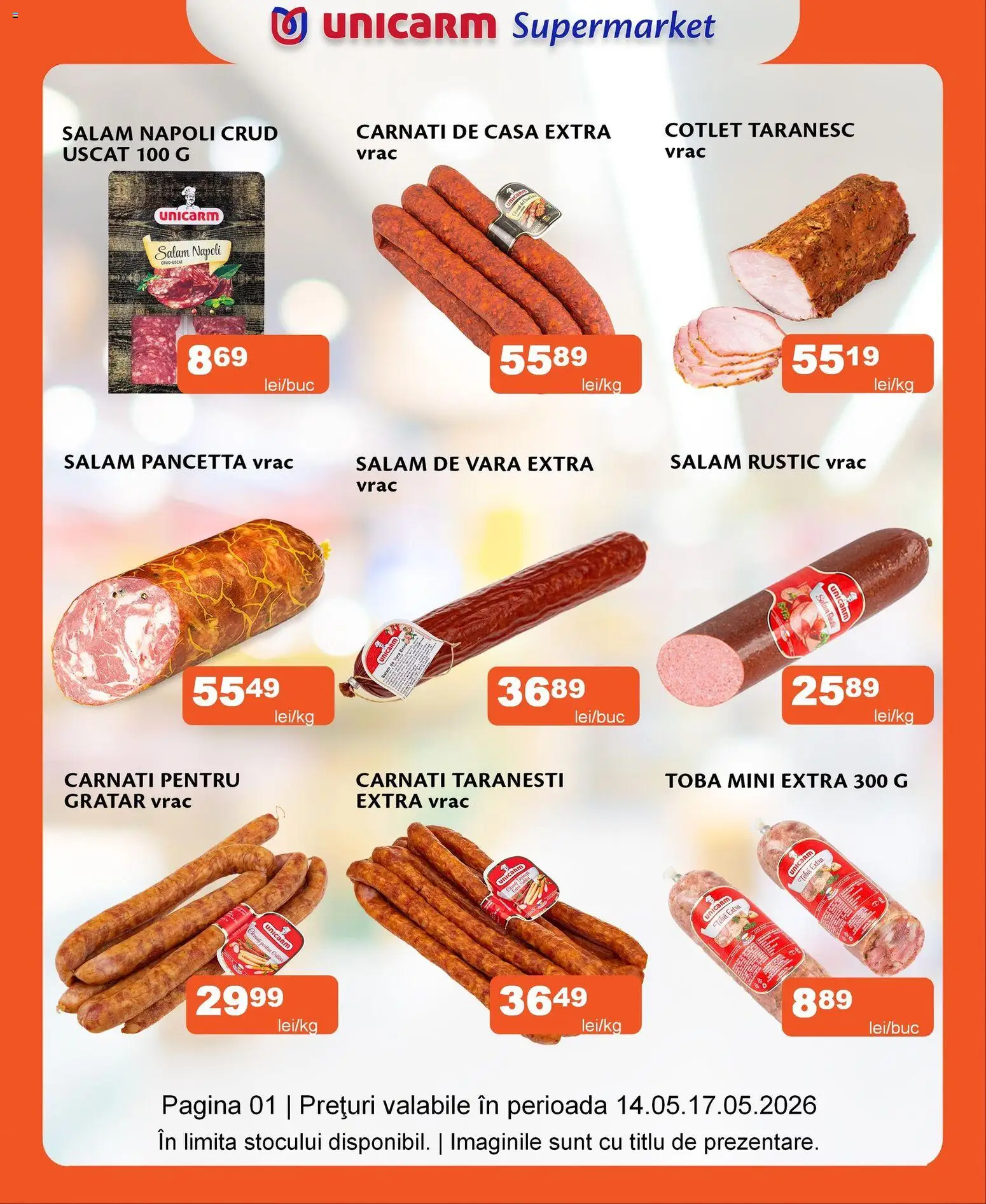 Noul catalog Unicarm – valabil de la 14.05.2026 | Pagină: 1