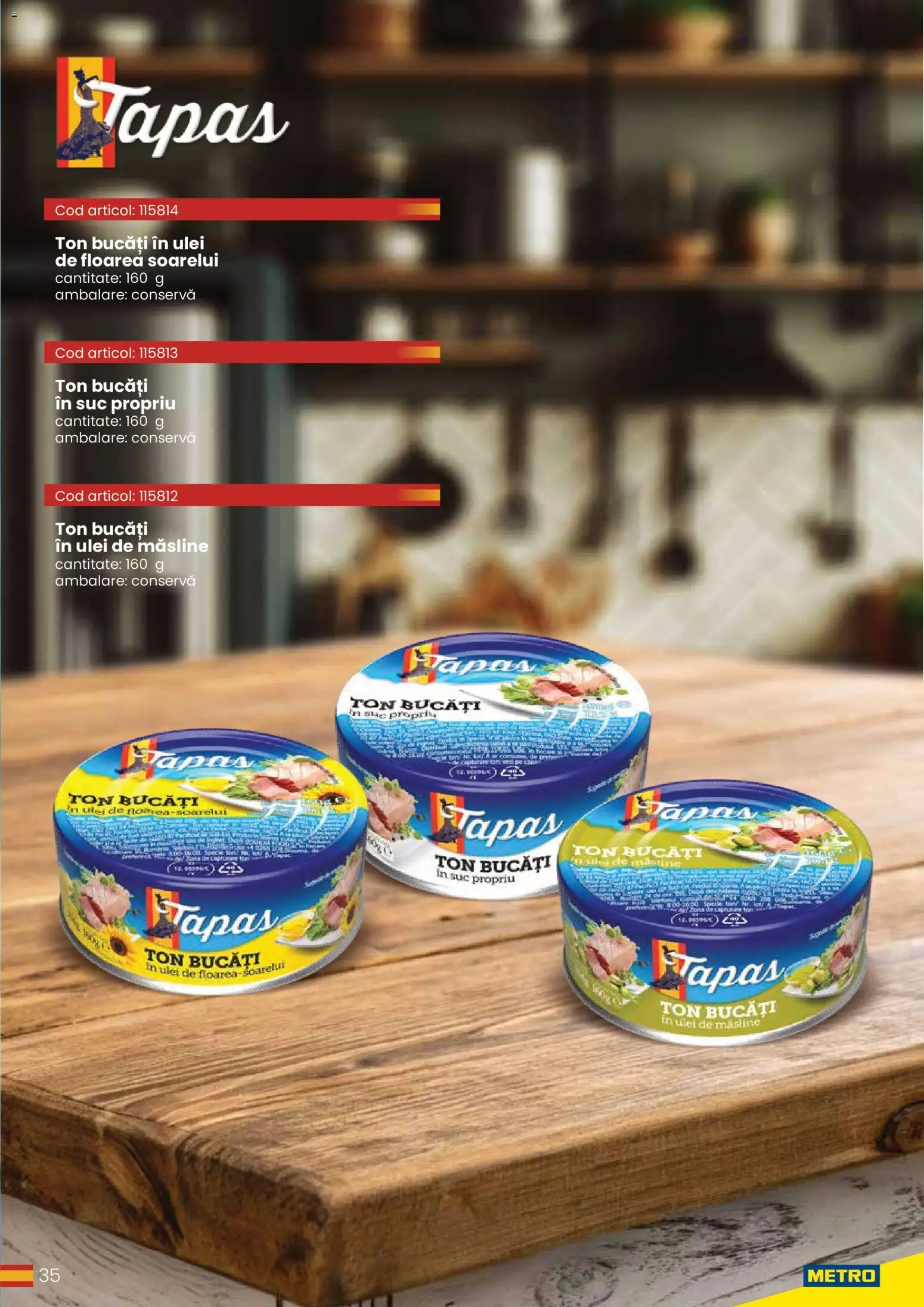 Noul catalog Metro – valabil de la 30.03.2026 | Pagină: 35 | Produse: Măsline, Ulei, Suc, Bant