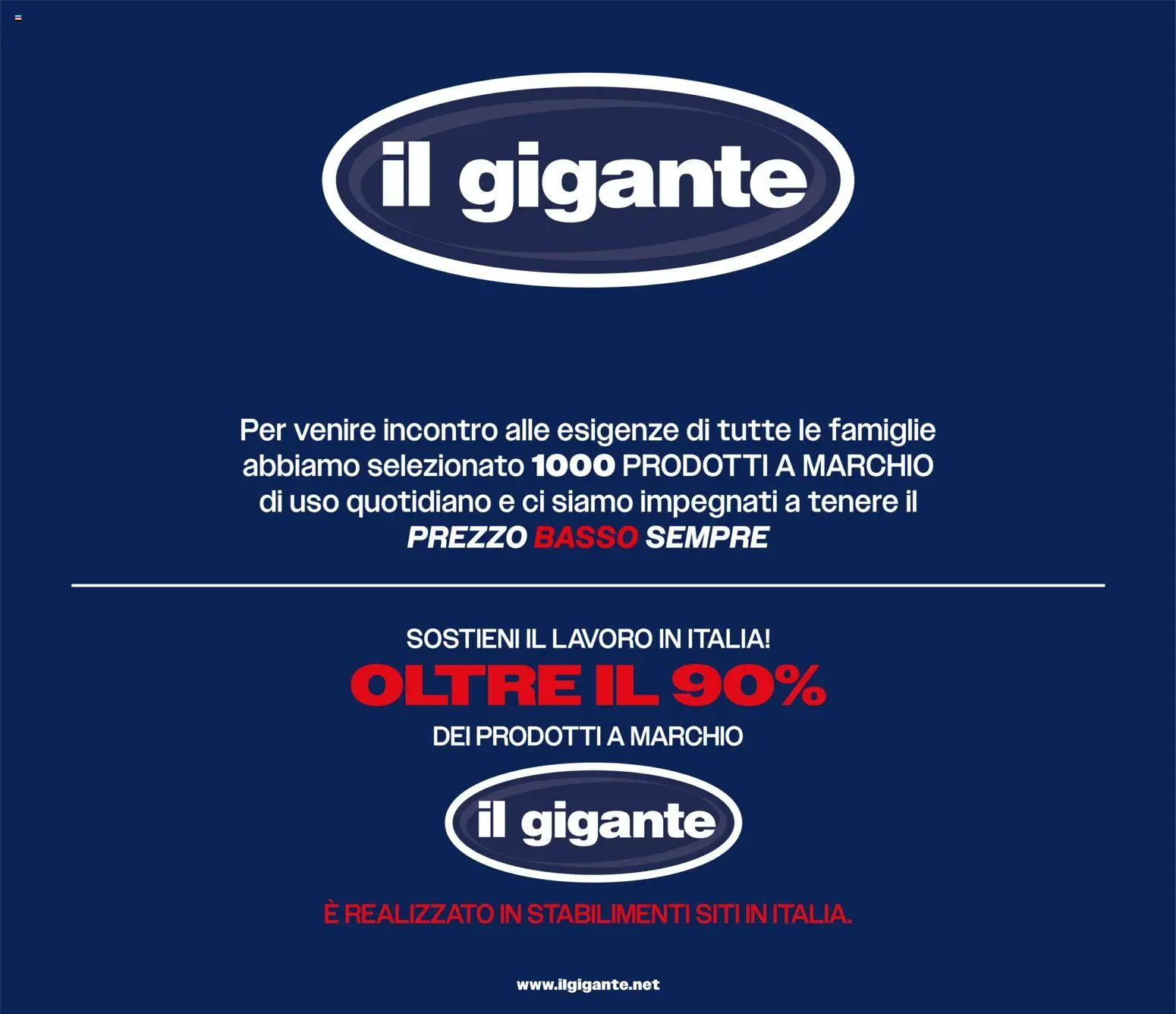Volantino Il Gigante del 21/09/2026 | Pagina: 2 | Prodotti: Basso