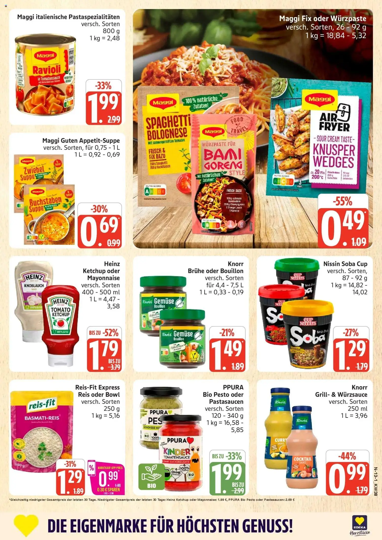 Marktkauf Prospekt Neuenkirchen (ab 14.09.2026) » Angebote online | Seite: 13 | Produkte: Maggi, Spaghetti, Tomaten, Knorr