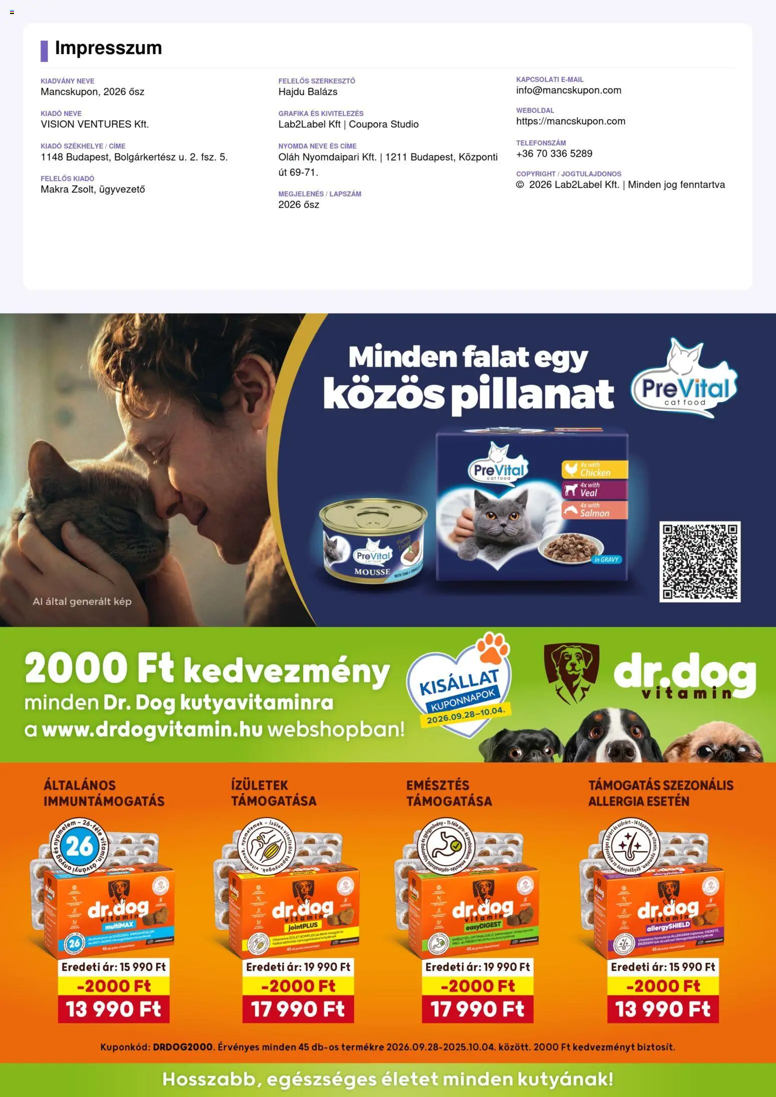 Rossmann akciós ujság - amely érvényes a következő dátumtól: 2026.09.28. | Oldal: 5 | Termékek: Vitamin, Prevital, Bor, Multivitamin