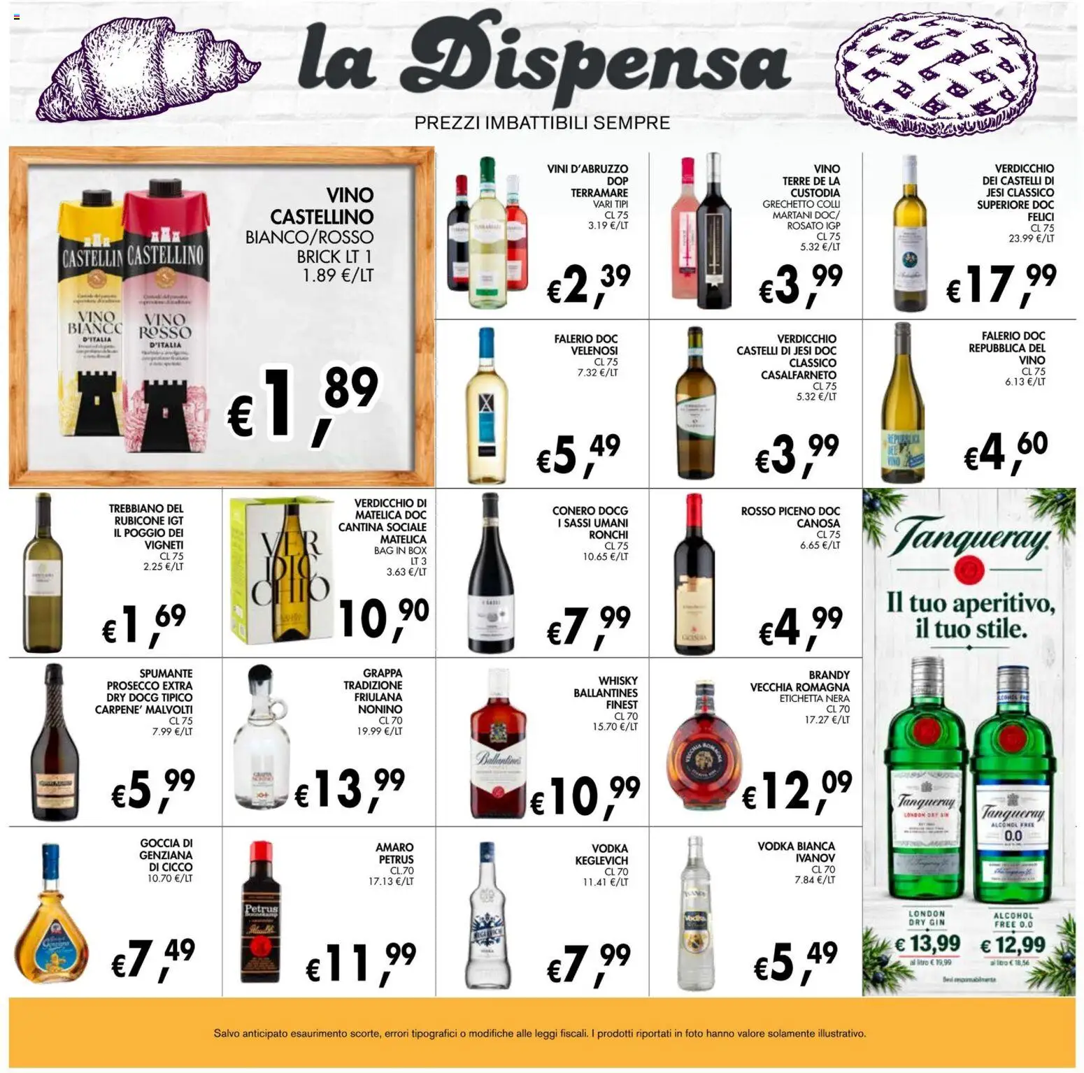 Volantino Coal del 08/10/2026 | Pagina: 21 | Prodotti: Prosecco, Vino, Grappa, Vino rosso