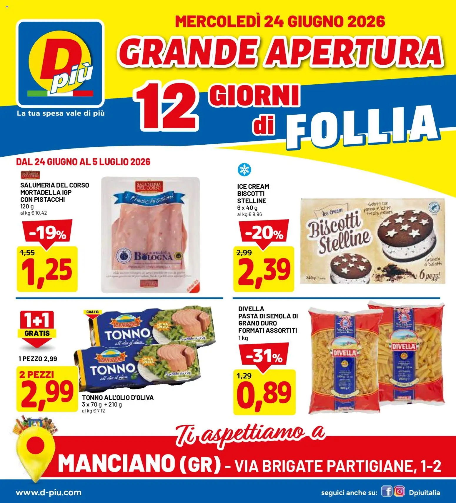 Volantino D Più del 24/06/2026 | Pagina: 1