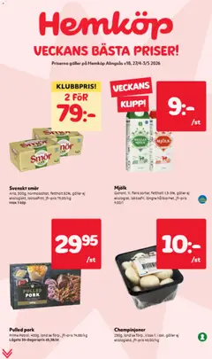 Hemköp erbjudanden - Förhandsvisning av reklamblad från butik Hemköp aktuell från 27.04.2026