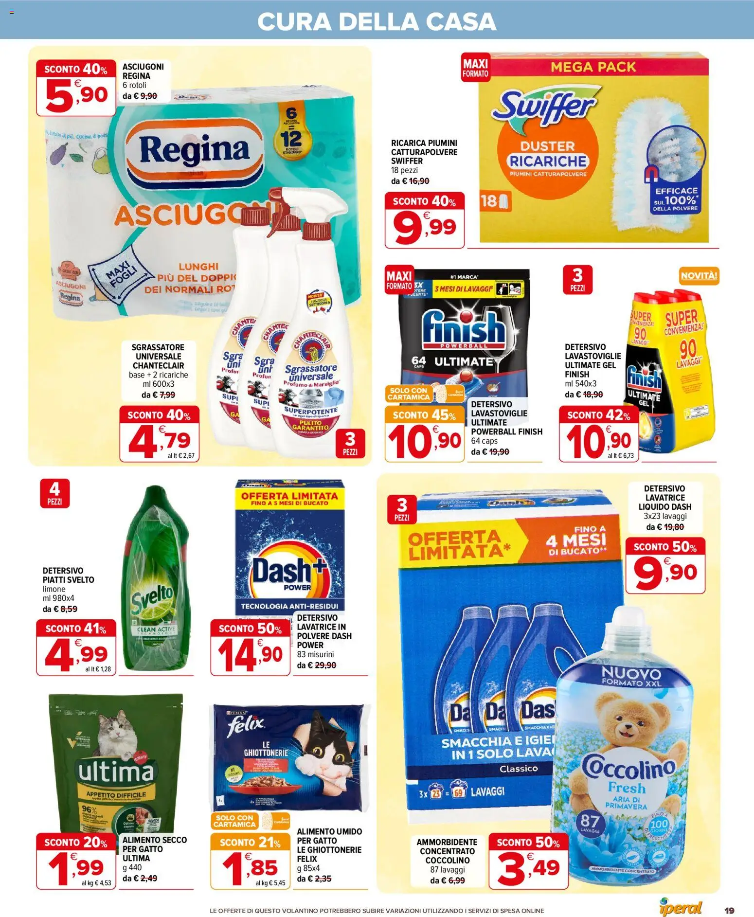 Volantino Iperal del 04.06.2026 | Pagina: 19 | Prodotti: Ammorbidente, Limone, Lavastoviglie, Profumo