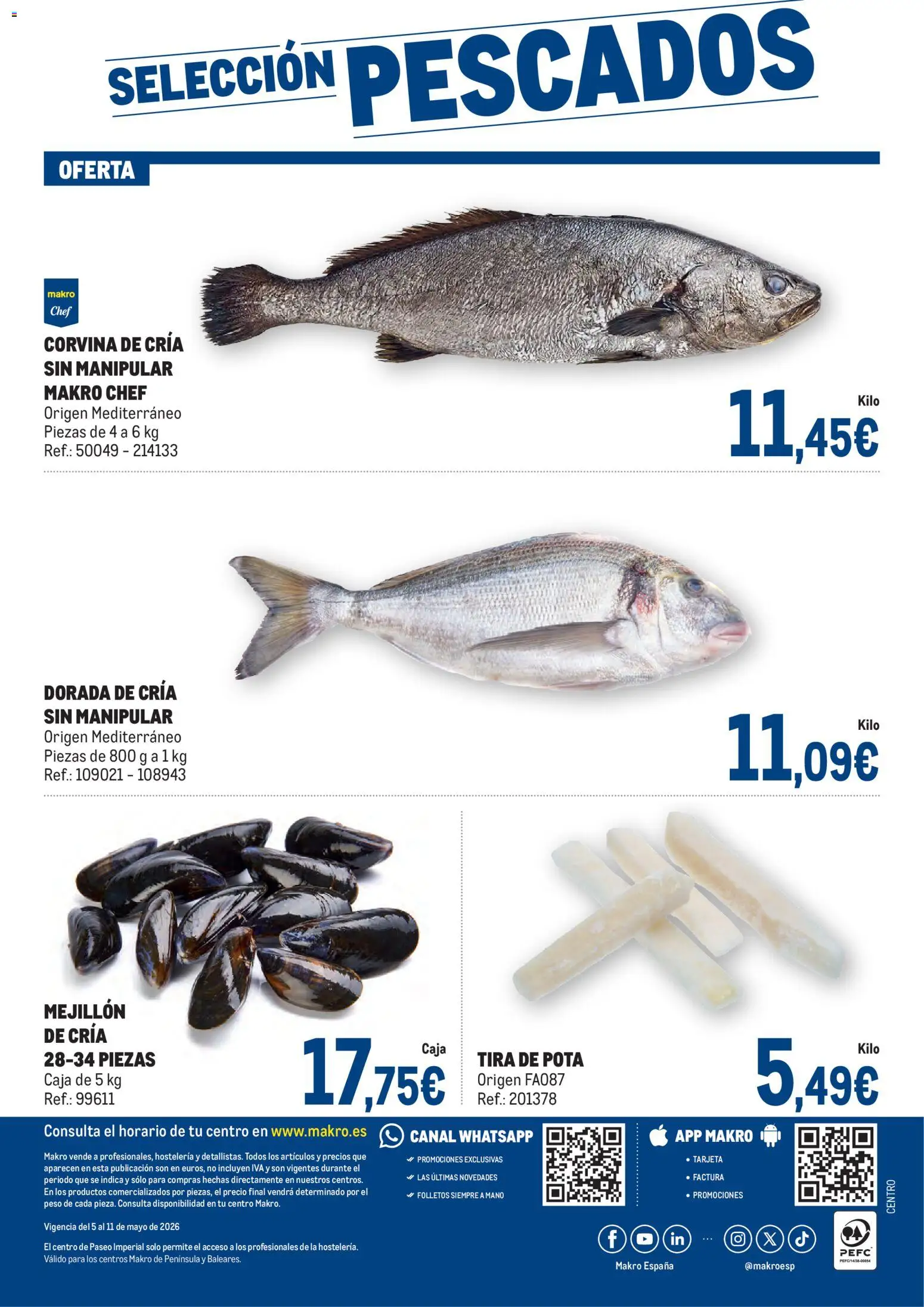 Makro Fresco Península │ válido desde el 05.05.2026 | Página: 4 | Productos: Peso, Caja