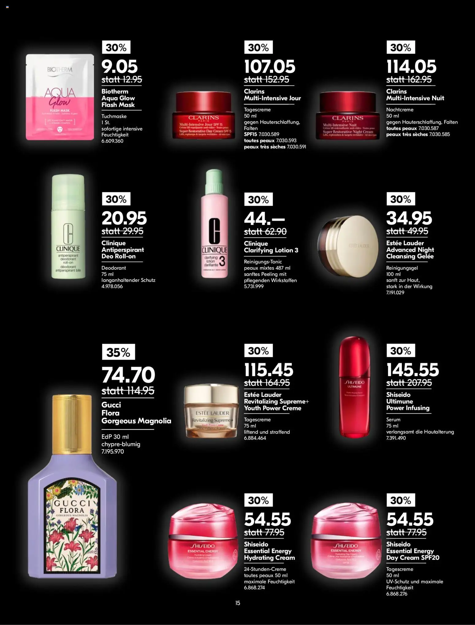 Import Parfumerie aktionen – gültig ab 19.03.2026 | Seite: 15 | Produkte: Peeling, Deodorant, Tuchmaske, Nachtcreme