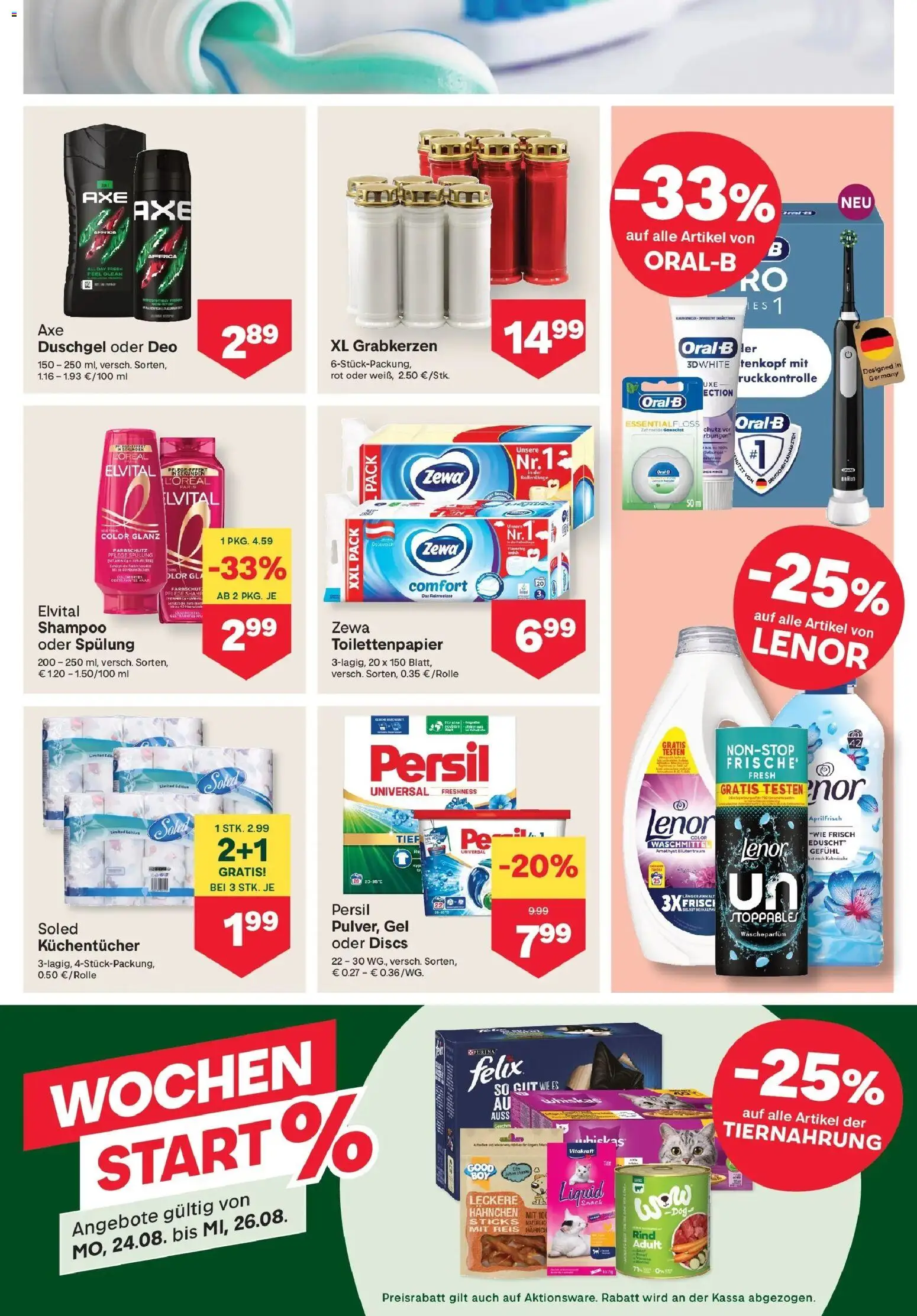 MPREIS Saalbach von 20.08.2026 - Aktuelle Angebote | Seite: 11 | Produkte: Grabkerzen, Shampoo, Reis, Waschmittel