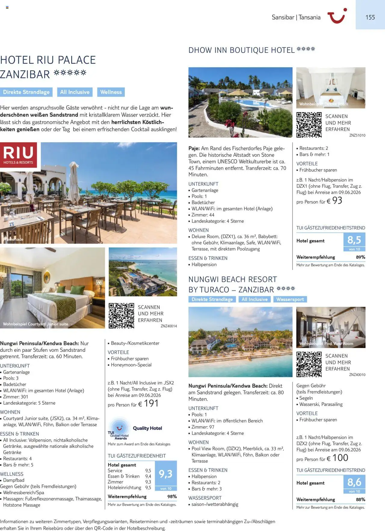 Aida - Asien, Afrika, Orient & Indischer Ozean 2025/26 – gültig ab 01.11.2025 | Seite: 155 | Produkte: Babybett, Wasser