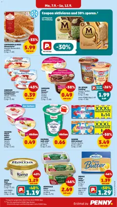 MILPRIMA Kefir mild*, 1,5% Fett, je 500 g ab 07.09.2026 gültig | Seite: 11