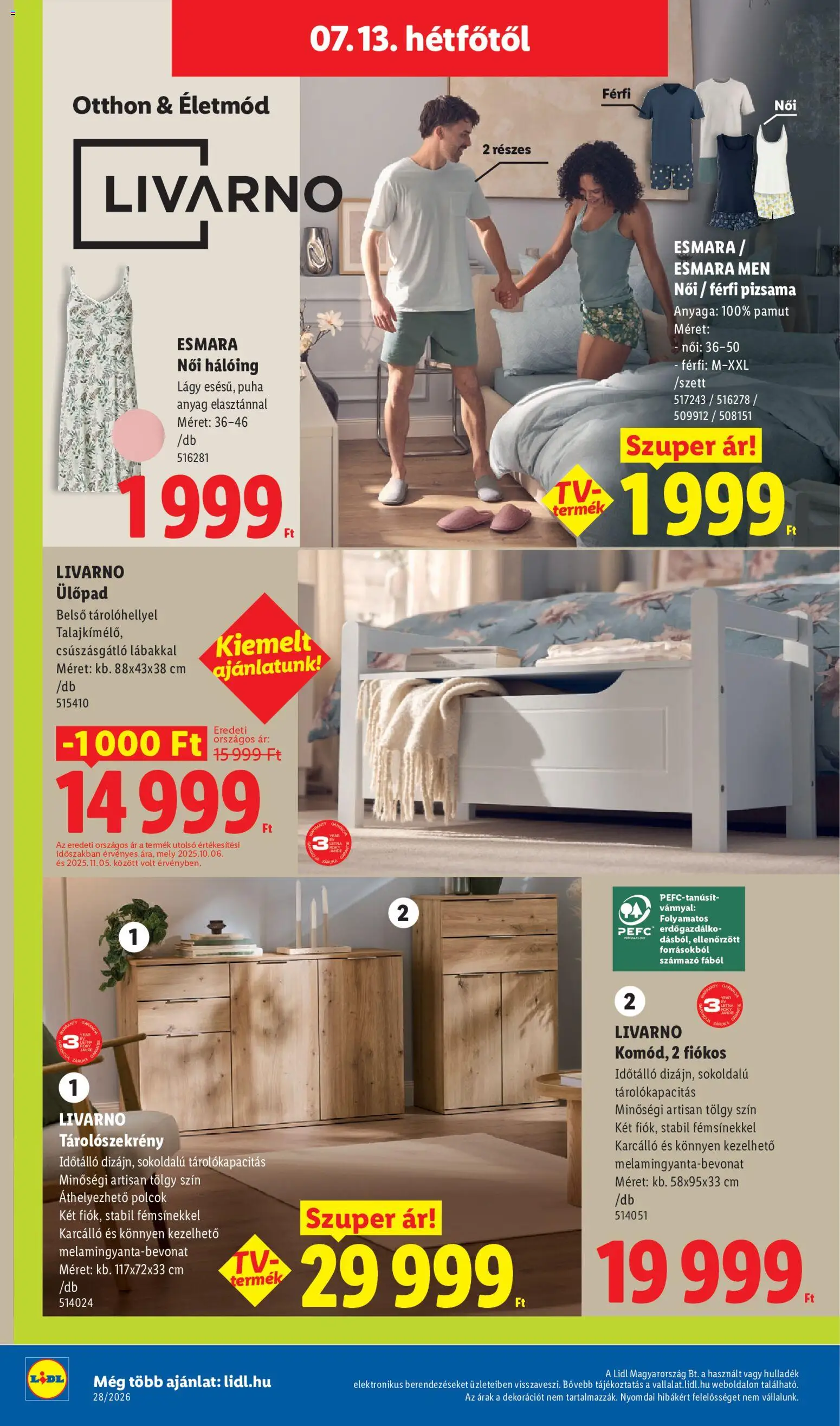 Lidl akciós ujság - amely érvényes a következő dátumtól: 2026.07.09. | Oldal: 50