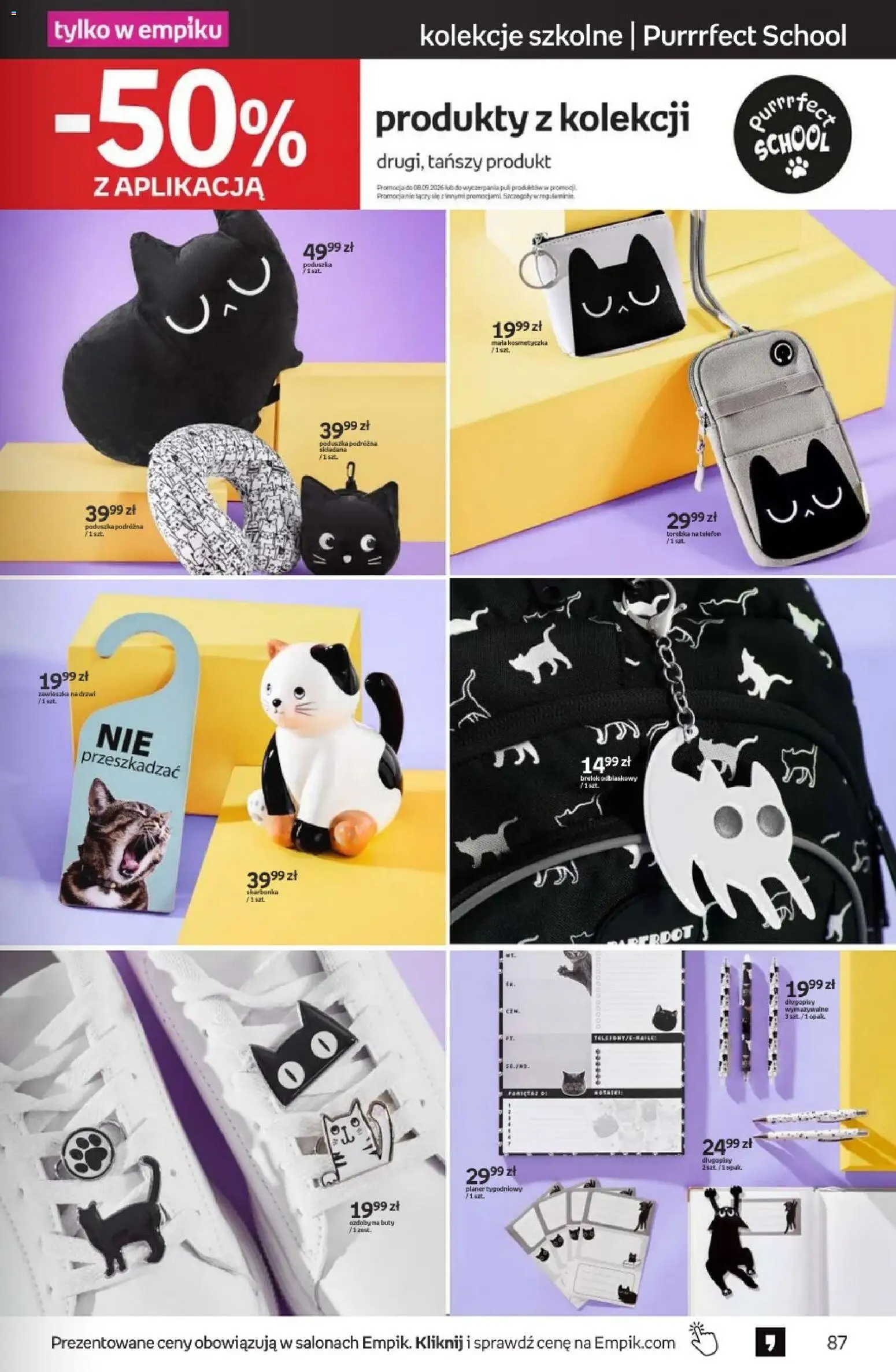 Empik promocje od 29.07.2026 | Strona: 87 | Produkty: Telefon, Buty, Torebka, Poduszka