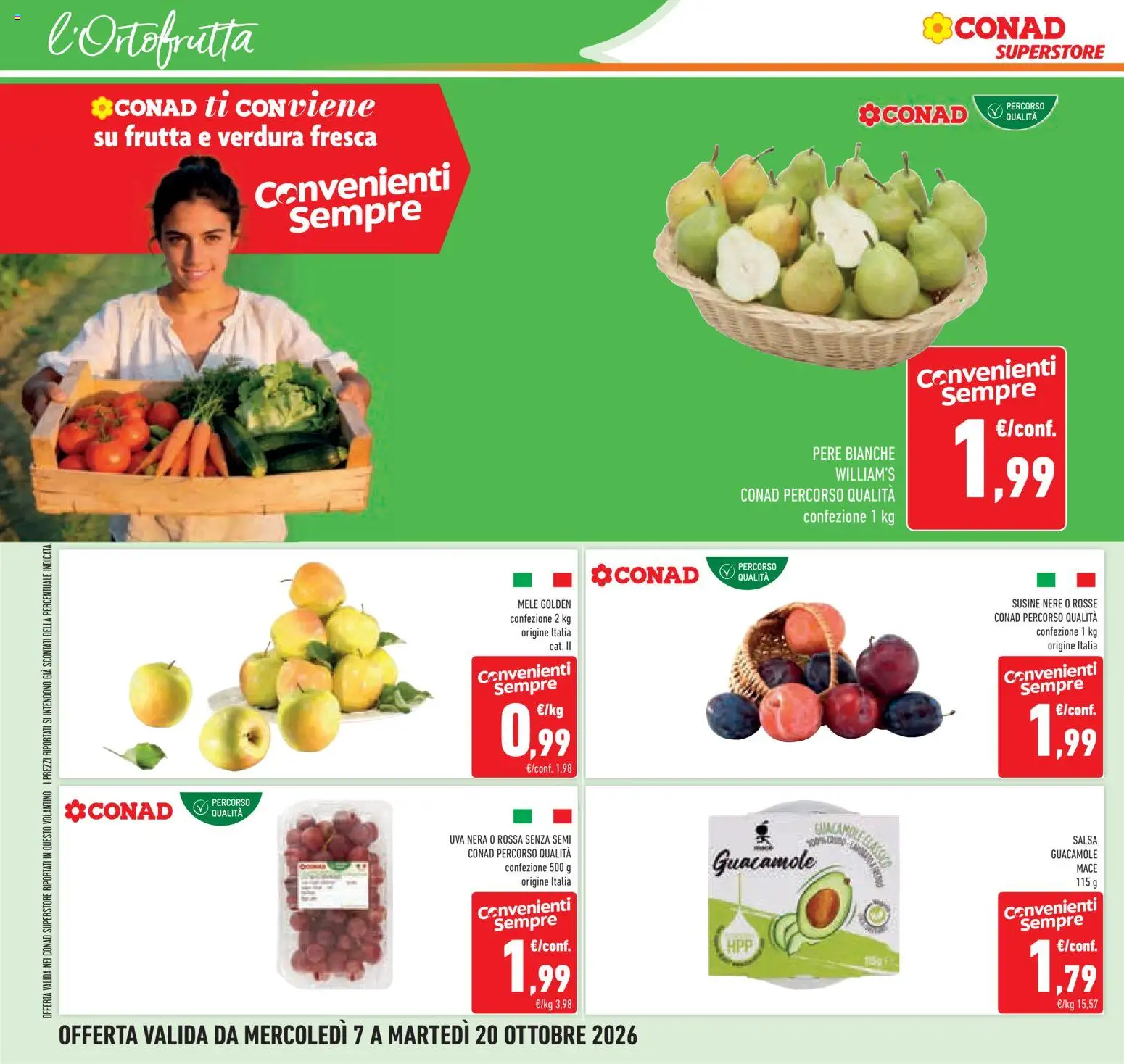 Volantino Conad del 07/10/2026 | Pagina: 18