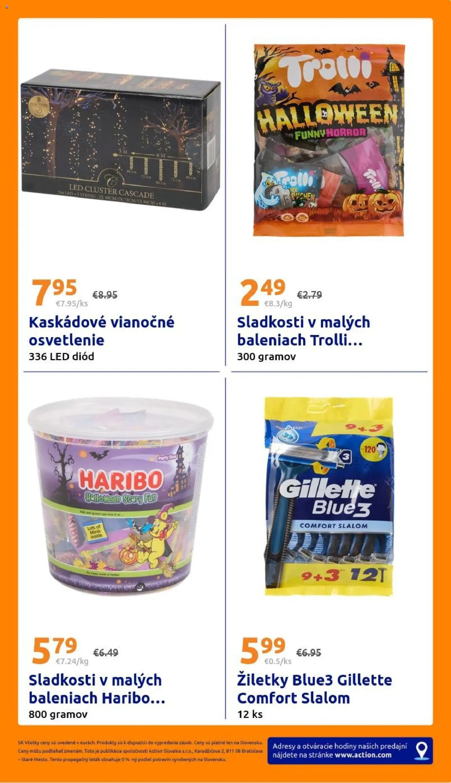 Nové Action akcie – leták je platný od 21.10.2026 | Strana: 31 | Produkty: Osvetlenie, Hodiny, Vianočné sladkosti