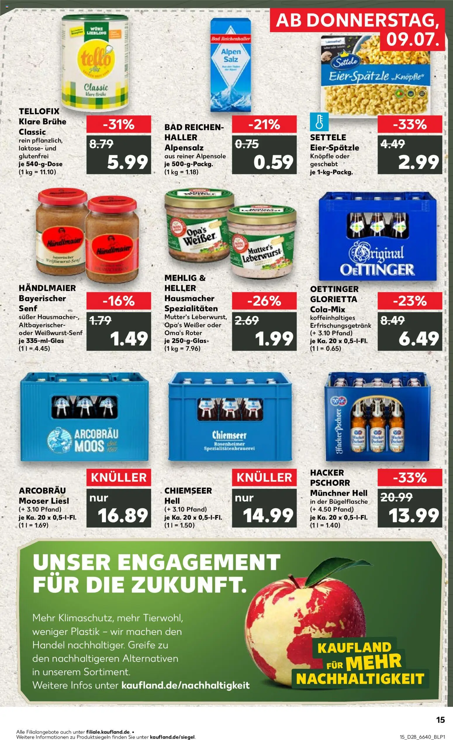 Kaufland Německo leták od 09.07.2026 | Strana: 15