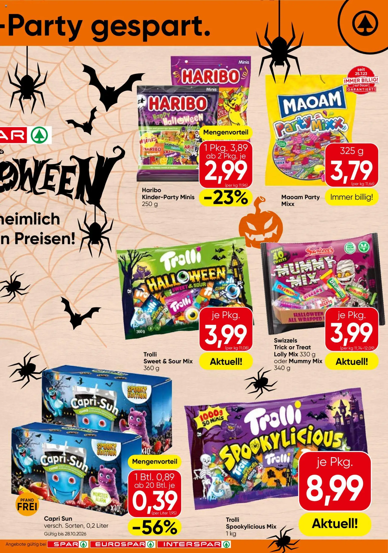 Spar Halloween gültig ab 01.10.2026 | Seite: 3