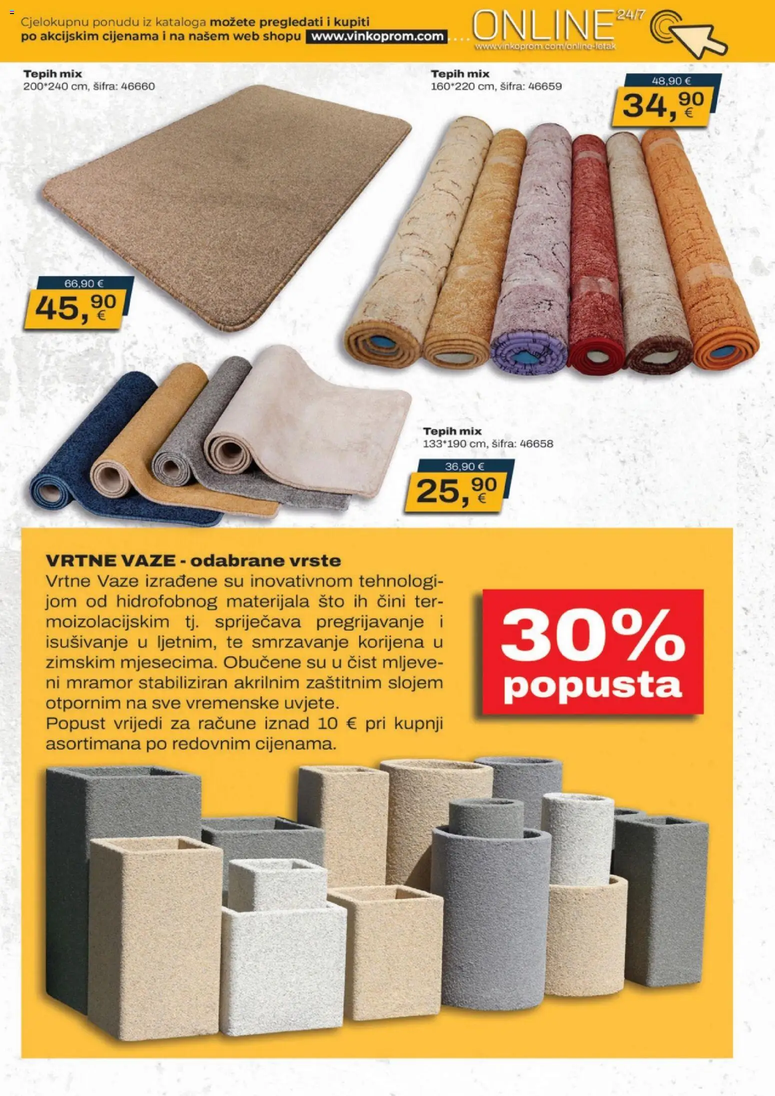 Vinkoprom katalog | vrijedi od 01.09.2026 | Stranica: 9 | Proizvodi: Tepih