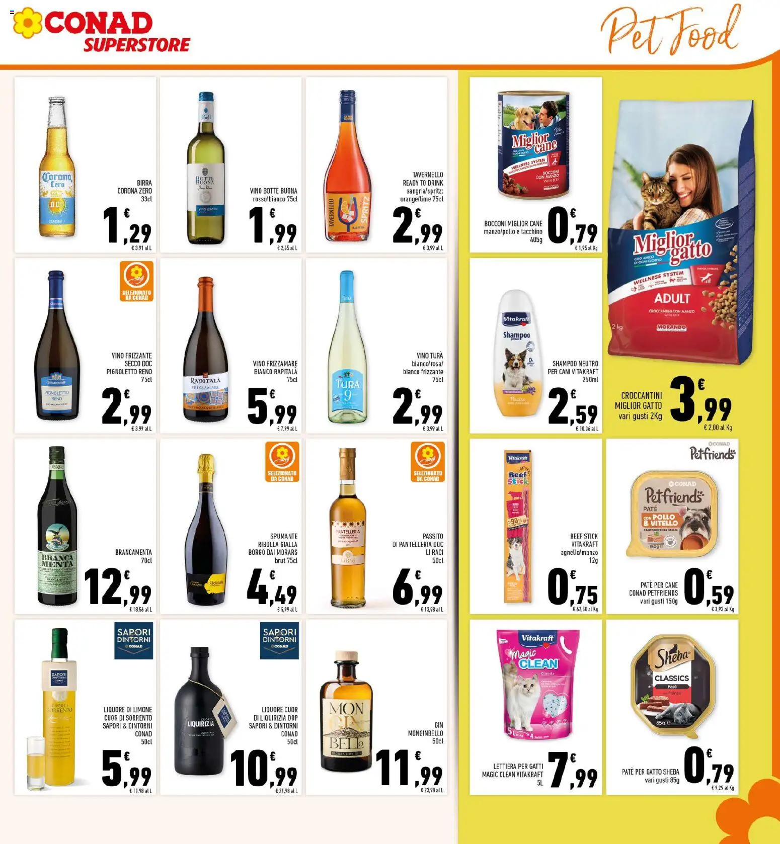 Volantino Conad del 06.05.2026 | Pagina: 21 | Prodotti: Paté, Birra, Gin, Spumante