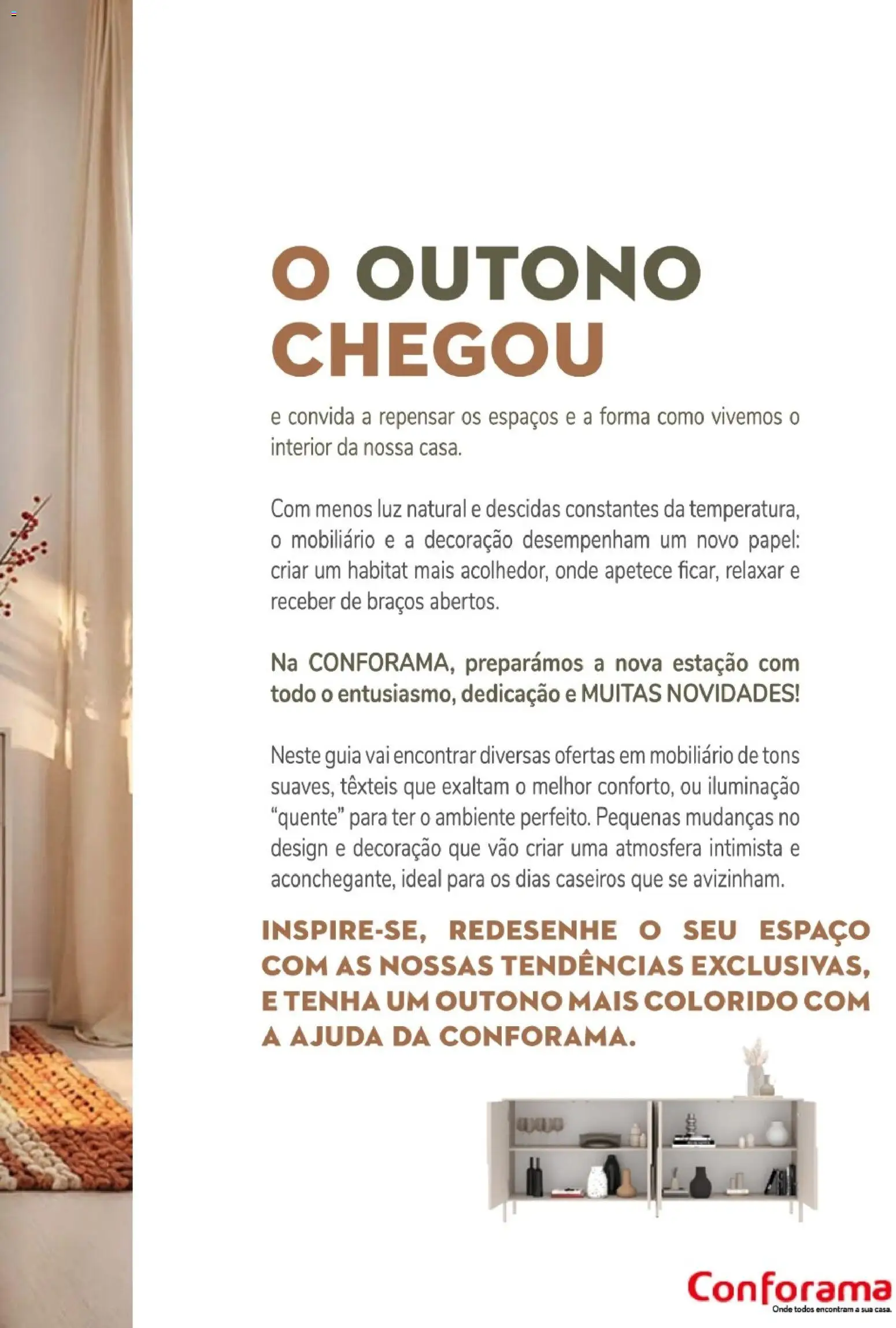 Conforama Outono Trend │ válido de 30/09/2026 | Página: 3 | Produtos: Iluminação, Decoração