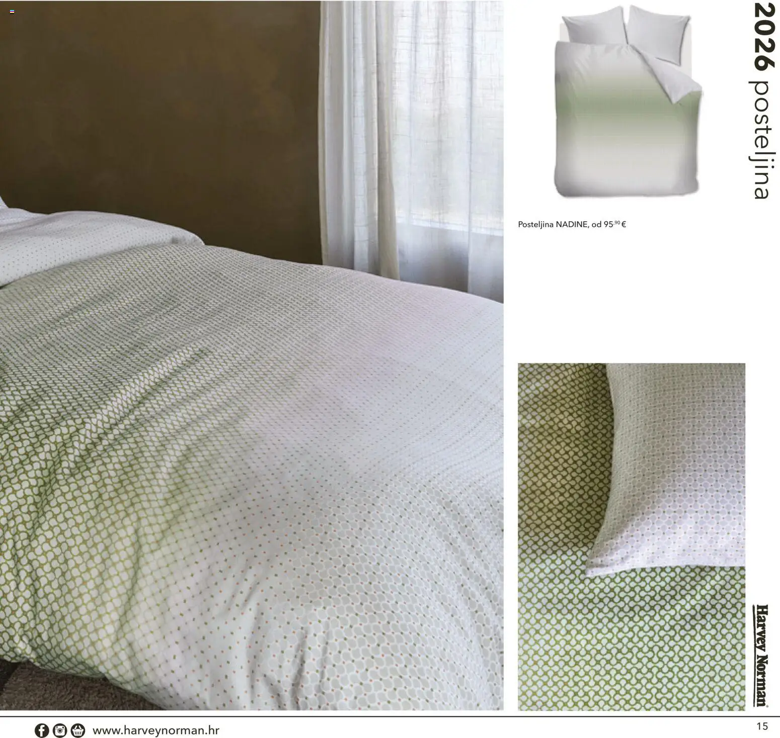 Harvey Norman katalog | vrijedi od 05.06.2026 | Stranica: 15 | Proizvodi: Posteljina