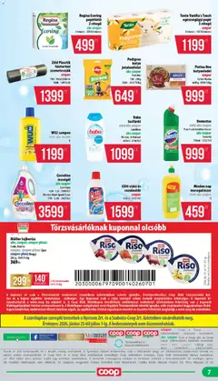 COOP - Mini & Abc & Szuper / Nyírzem - amely érvényes a következő dátumtól: 25.06.2026 | Oldal: 7 | Termékek: Szemeteszsák, Meggy, Kutyaeledel, Mosogatószer
