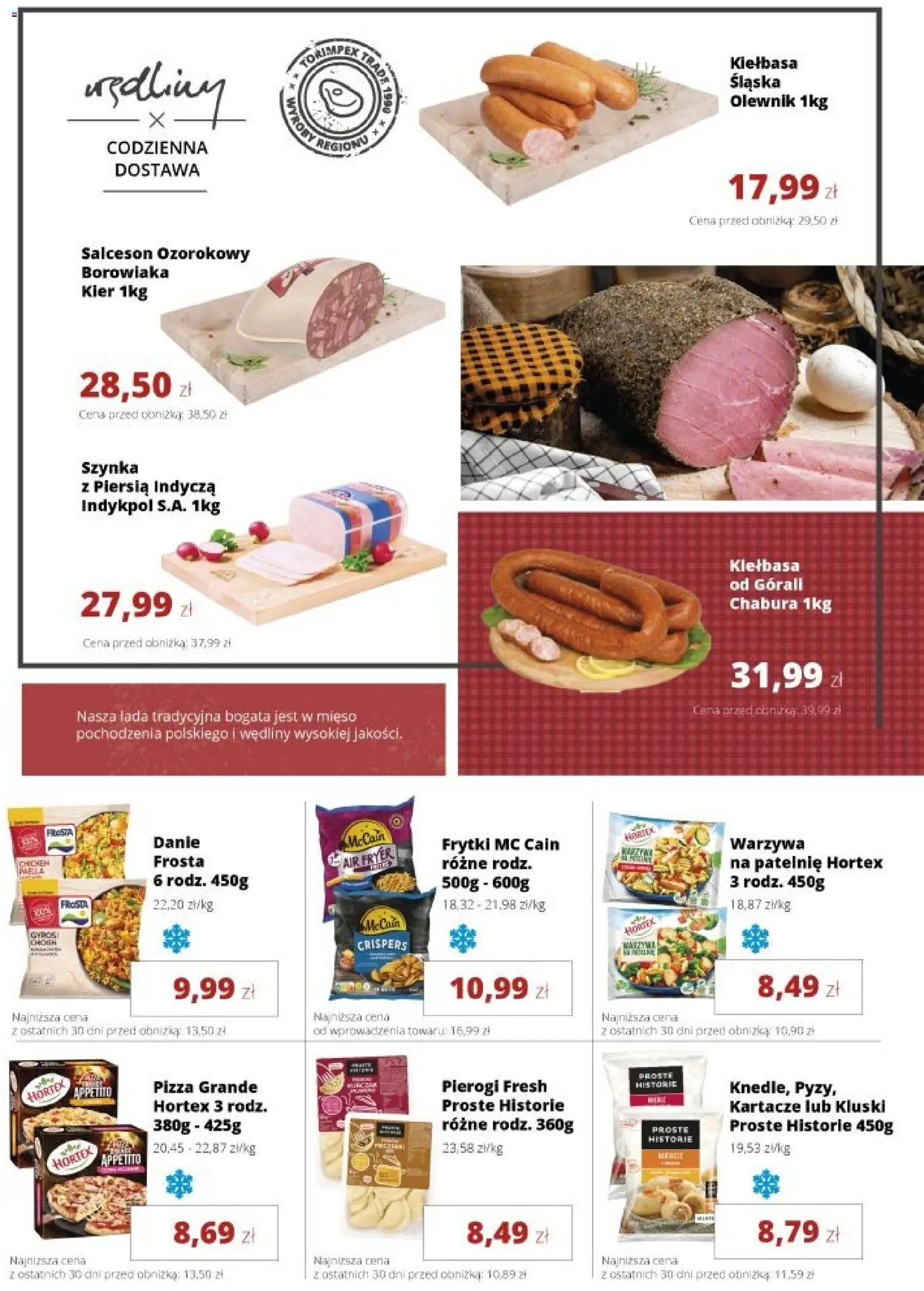 Torimpex gazetka od 15.06.2026 | Strona: 5 | Produkty: Pierogi, Szynka, Kiełbasa śląska, Wędliny
