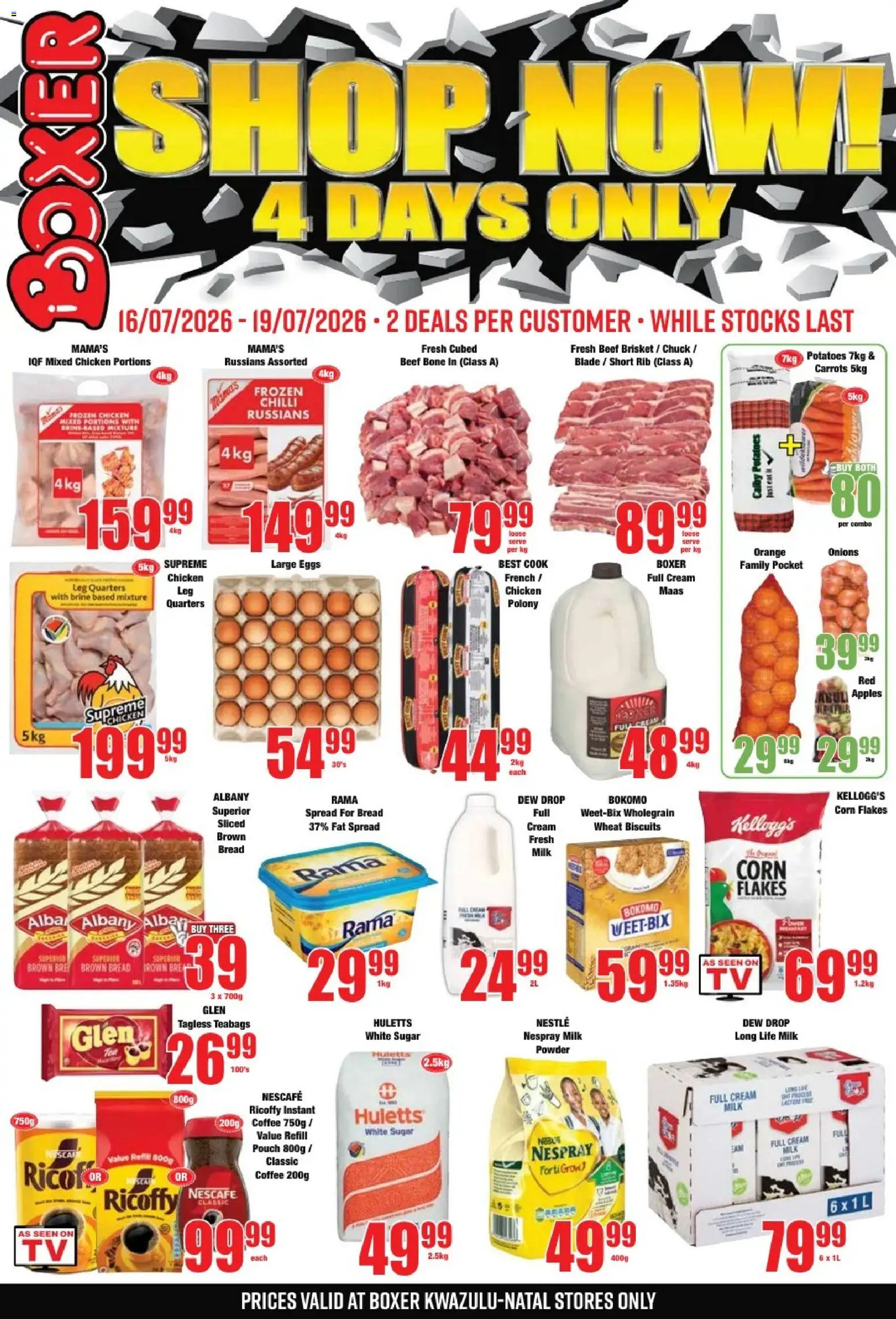 Boxer - 4 Days Only (16/07/2026 catalogue cover