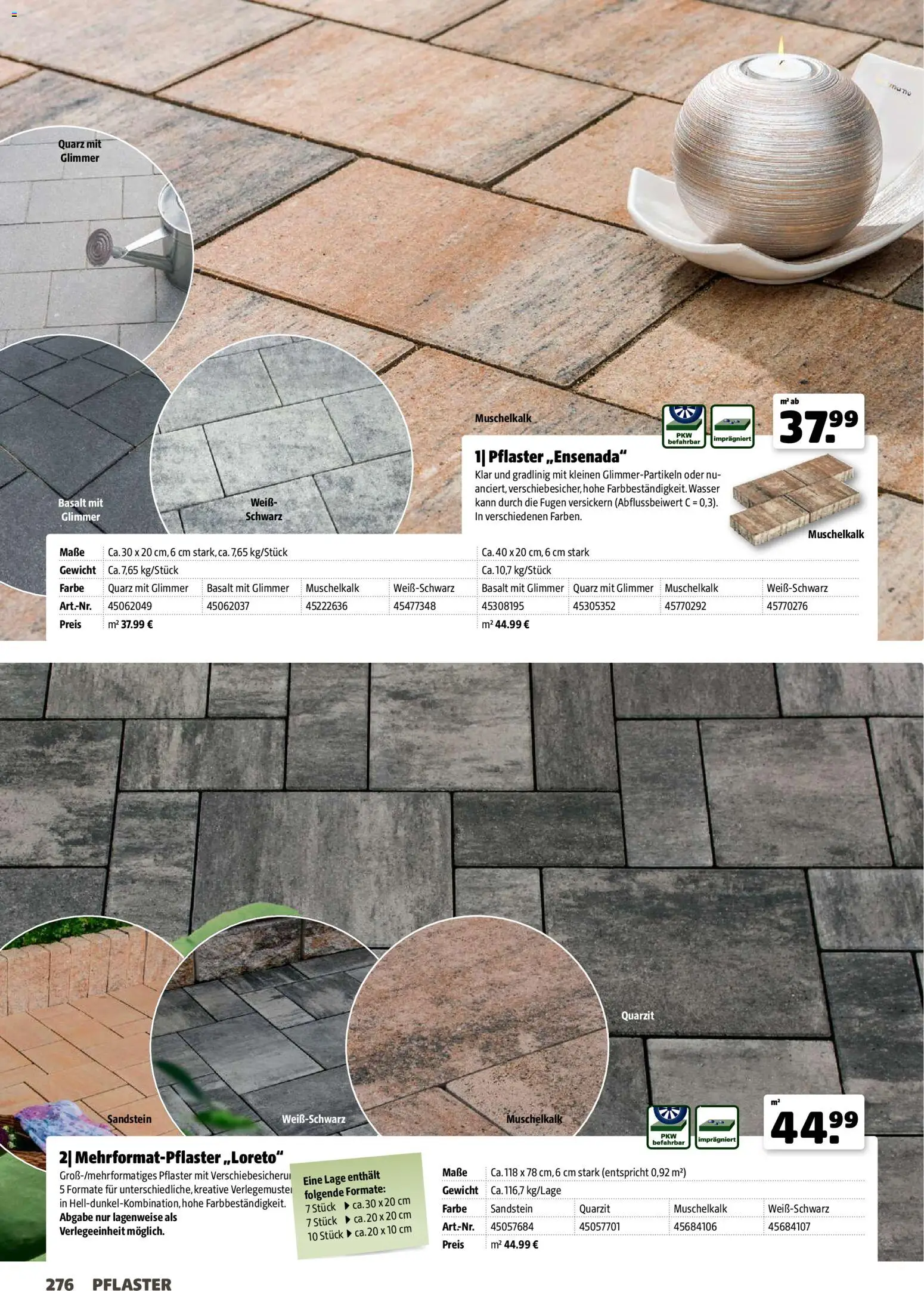Hagebau Gartenjahr gültig ab 13.03.2026 | Seite: 276 | Produkte: Wasser, Gewicht