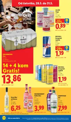 PERLENBACHER Pivo, 18 x 0,5 l, alk. 4.9% vol. - Pregled kataloga iz trgovine Lidl, vrijedi od 25.05.2026 | Stranica: 64