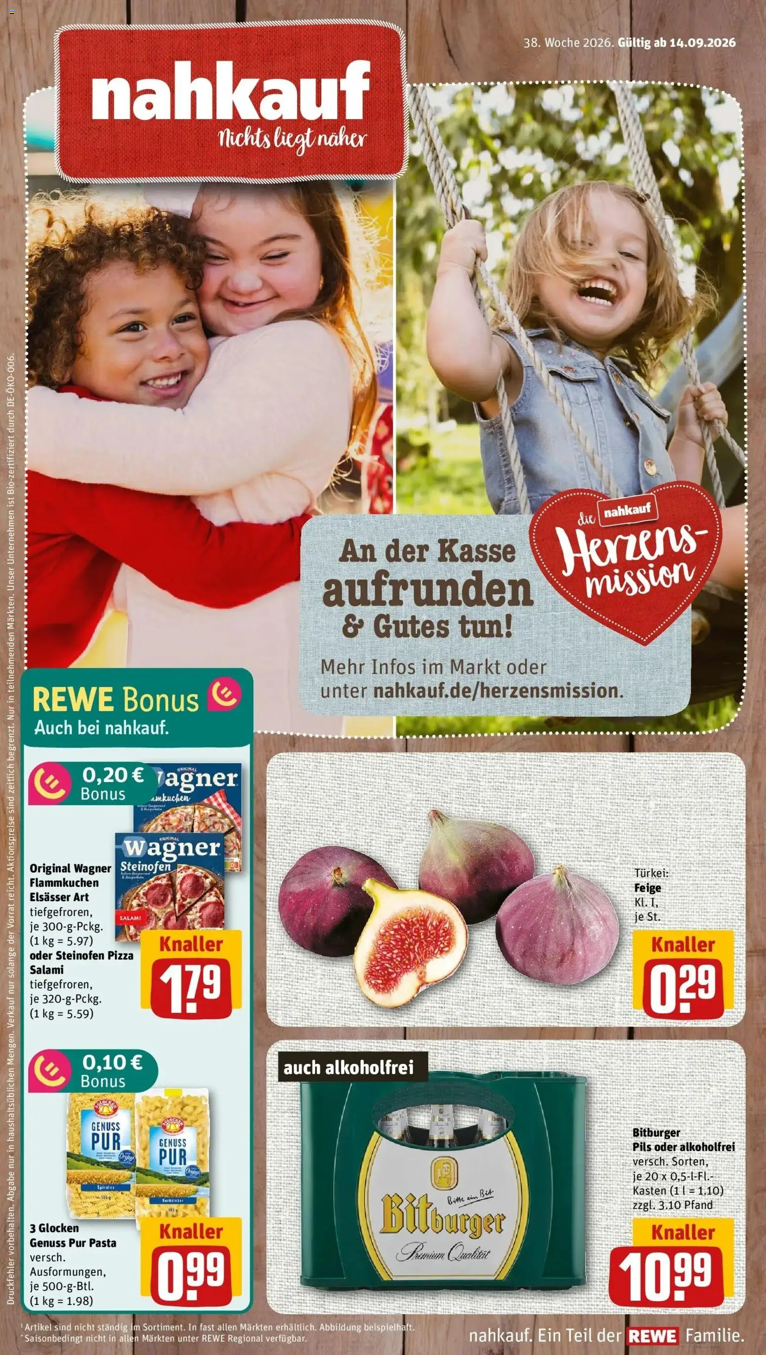 REWE Prospekt ab 14.09.2026 zum Blättern » Angebote | Seite: 1