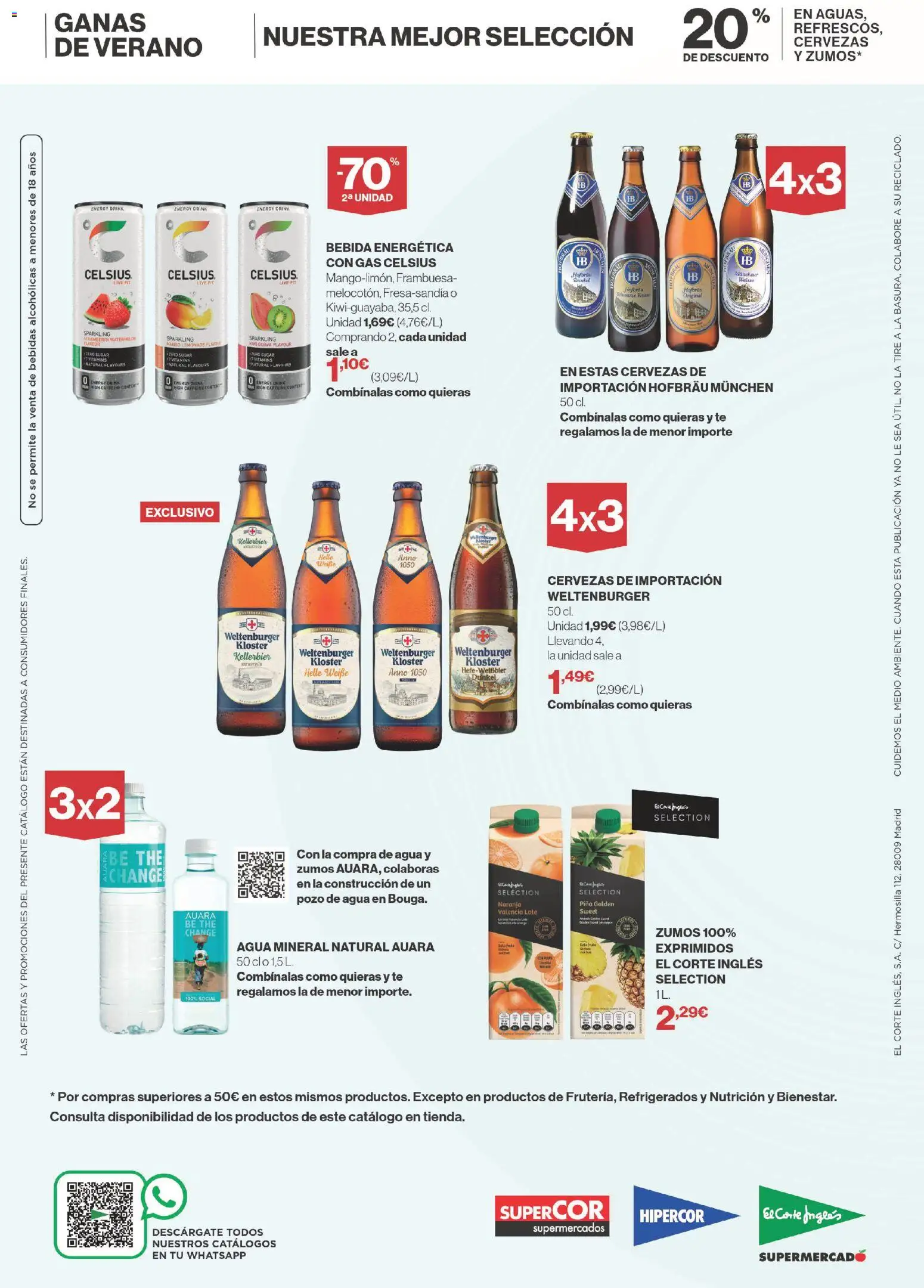 El Corte Inglés ofertas │ válido desde el 04.06.2026 | Página: 12 | Productos: Piña, Té, Agua mineral