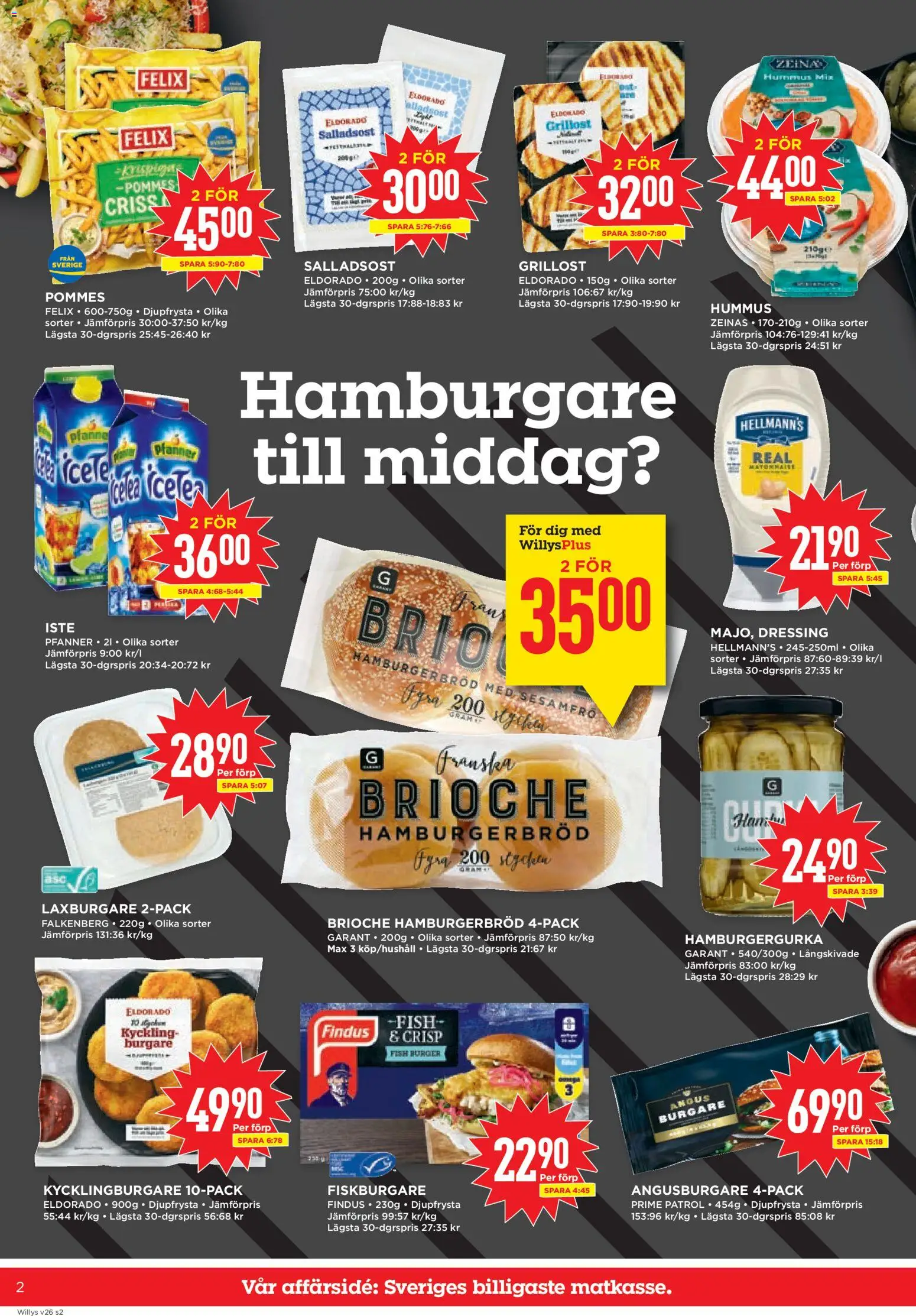 Willys reklamblad aktuell från 22/06/2026 | Sida: 2