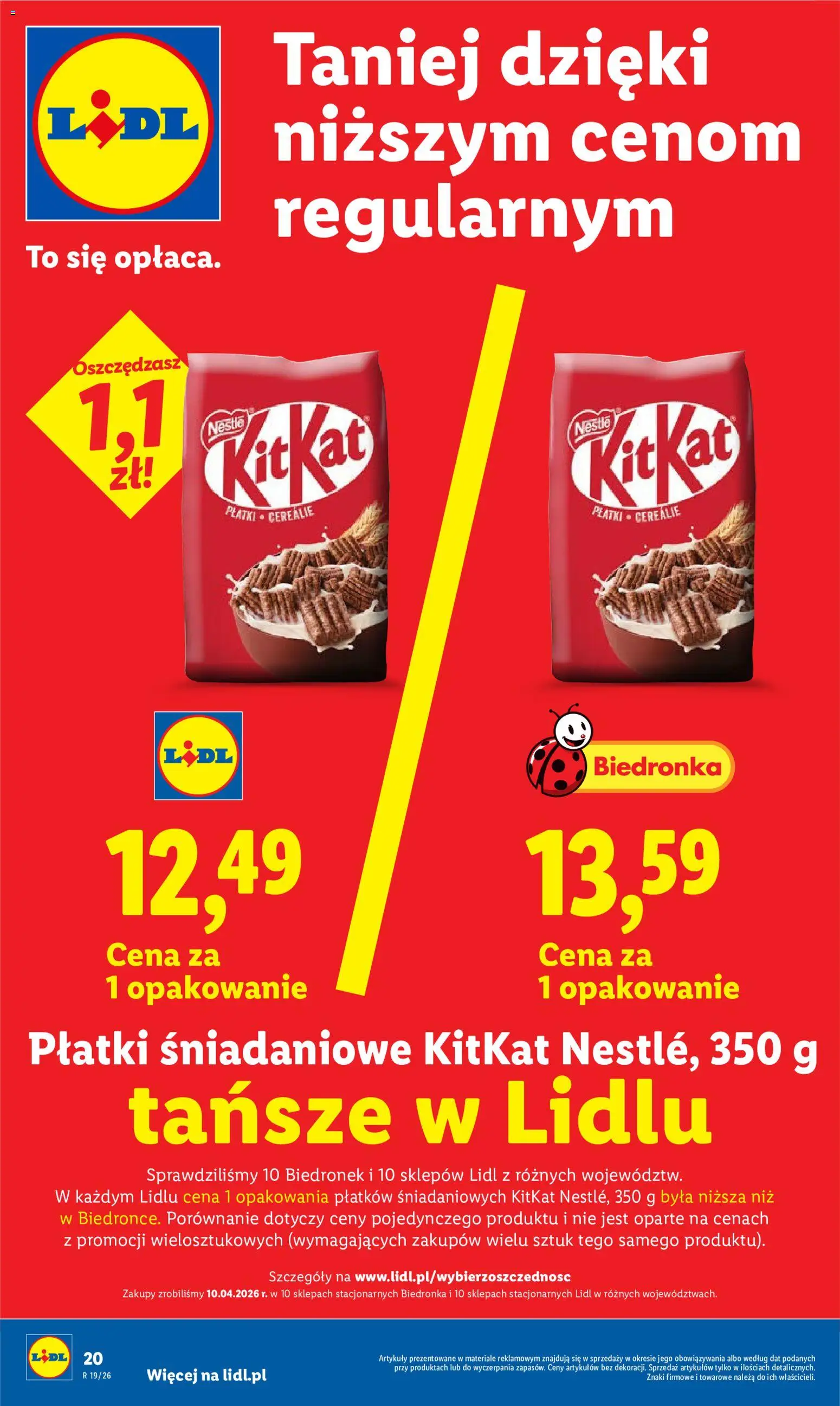 Lidl gazetka od 04.05.2026 | Strona: 20 | Produkty: Płatki śniadaniowe, Płatki