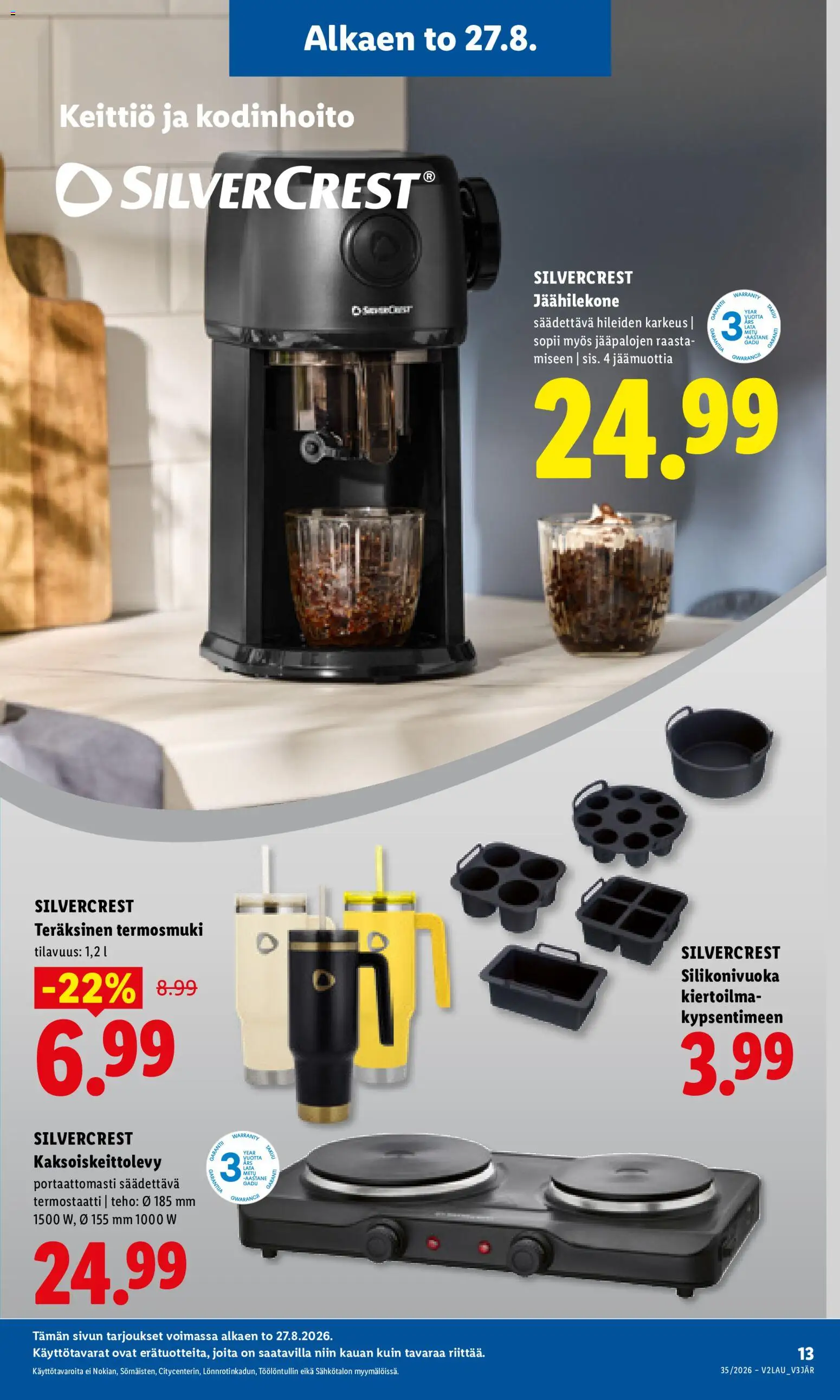 Lidl tarjoukset - Helsinki – voimassa 27/08/2026 alkaen | Sivu: 17