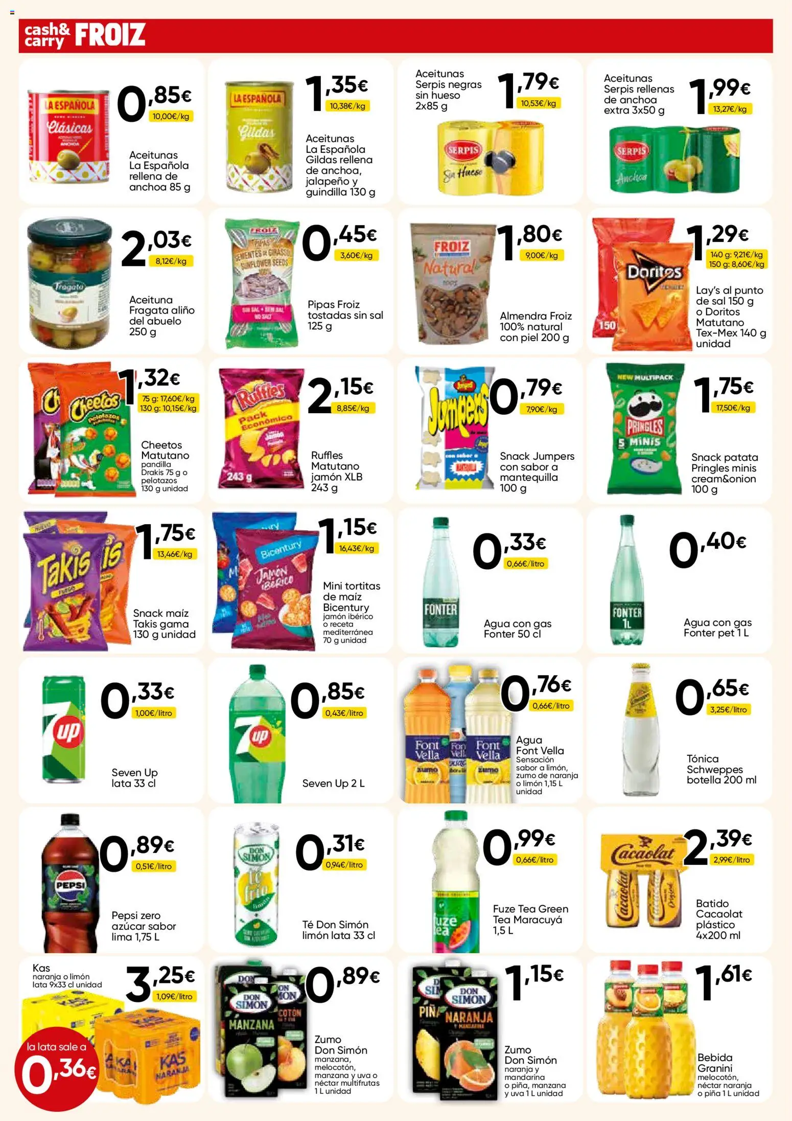 Froiz - Folleto Cash │ válido desde el 09.04.2026 | Página: 6 | Productos: Jamón ibérico, Ροζ πιπέρι, Manzana, Anchoa