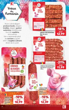 Ofertele Kaufland valabile de la 23.09.2026 | Pagină: 34 | Produse: Mici, Carne De Porc, Cârnați, Usturoi