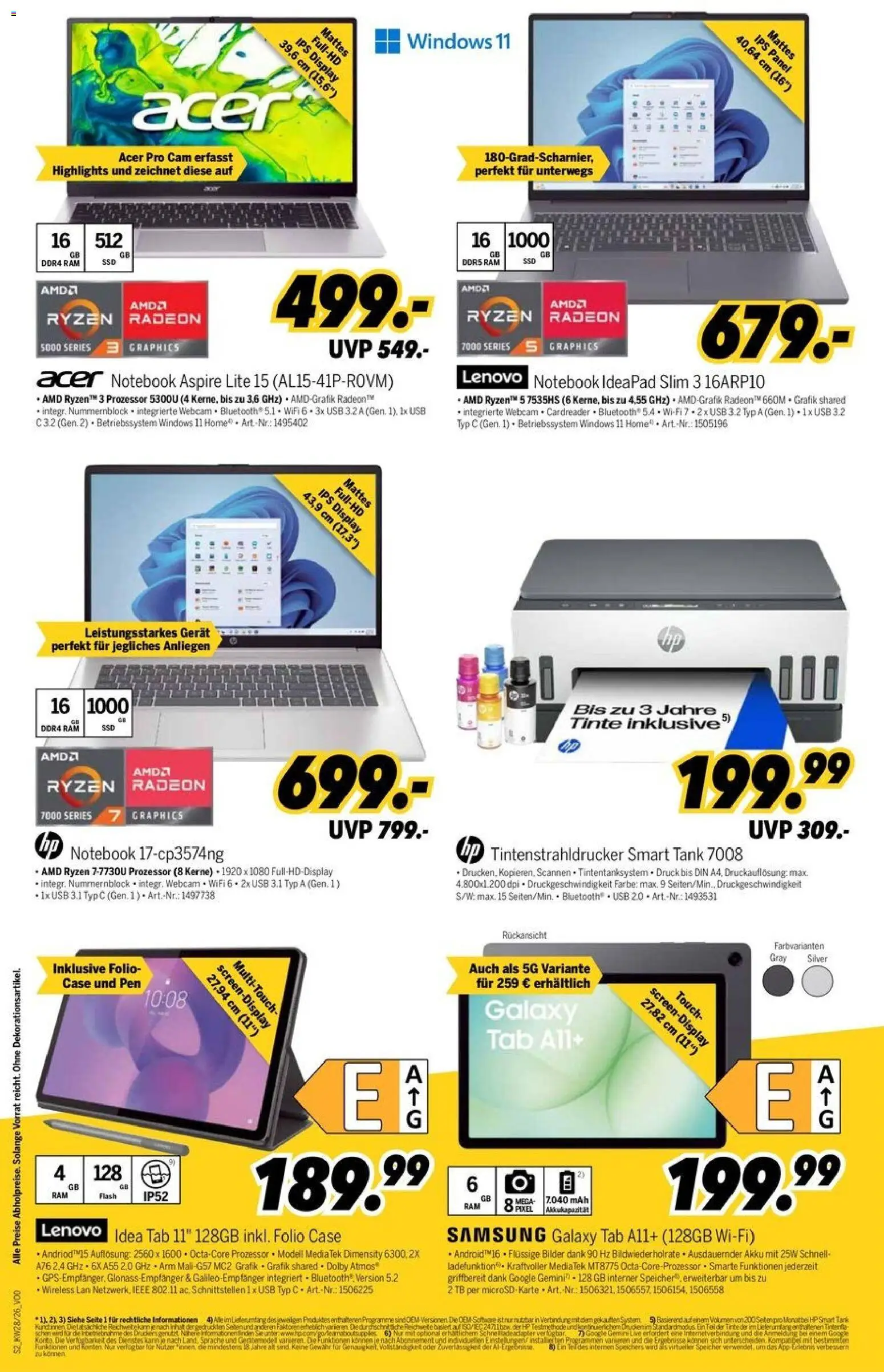 Medimax Prospekt – gültig ab 04.07.2026 | Seite: 2 | Produkte: Lenovo, HP, USB, Samsung
