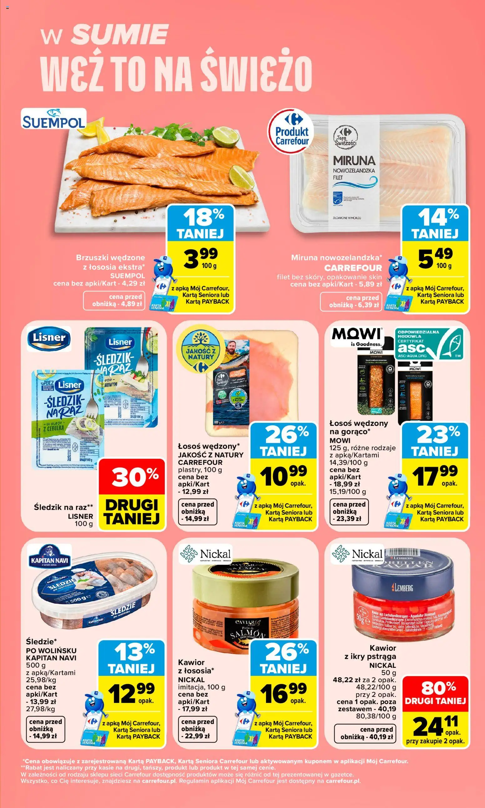 Carrefour gazetka - Weź to na świeżo od 31.08.2026 | Strona: 3 | Produkty: Karta, Pietruszka, Łosoś, Filet