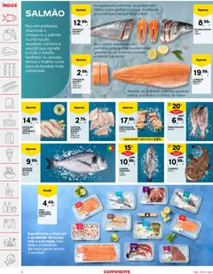 Pré-visualização LOMBO DE SALMÃO, Fresh salmon loin, good for succulent and flavorful dishes. válido de 02.06.2026 | Página: 4 | Produtos: Dourada, Pratos, Salmão, Lombo