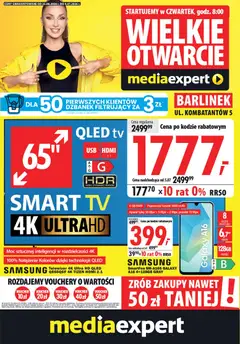 Pogląd oferty "Mediaexpert promocje - Wielkie otwarcie Barlinek" - ważna od 25.06.2026