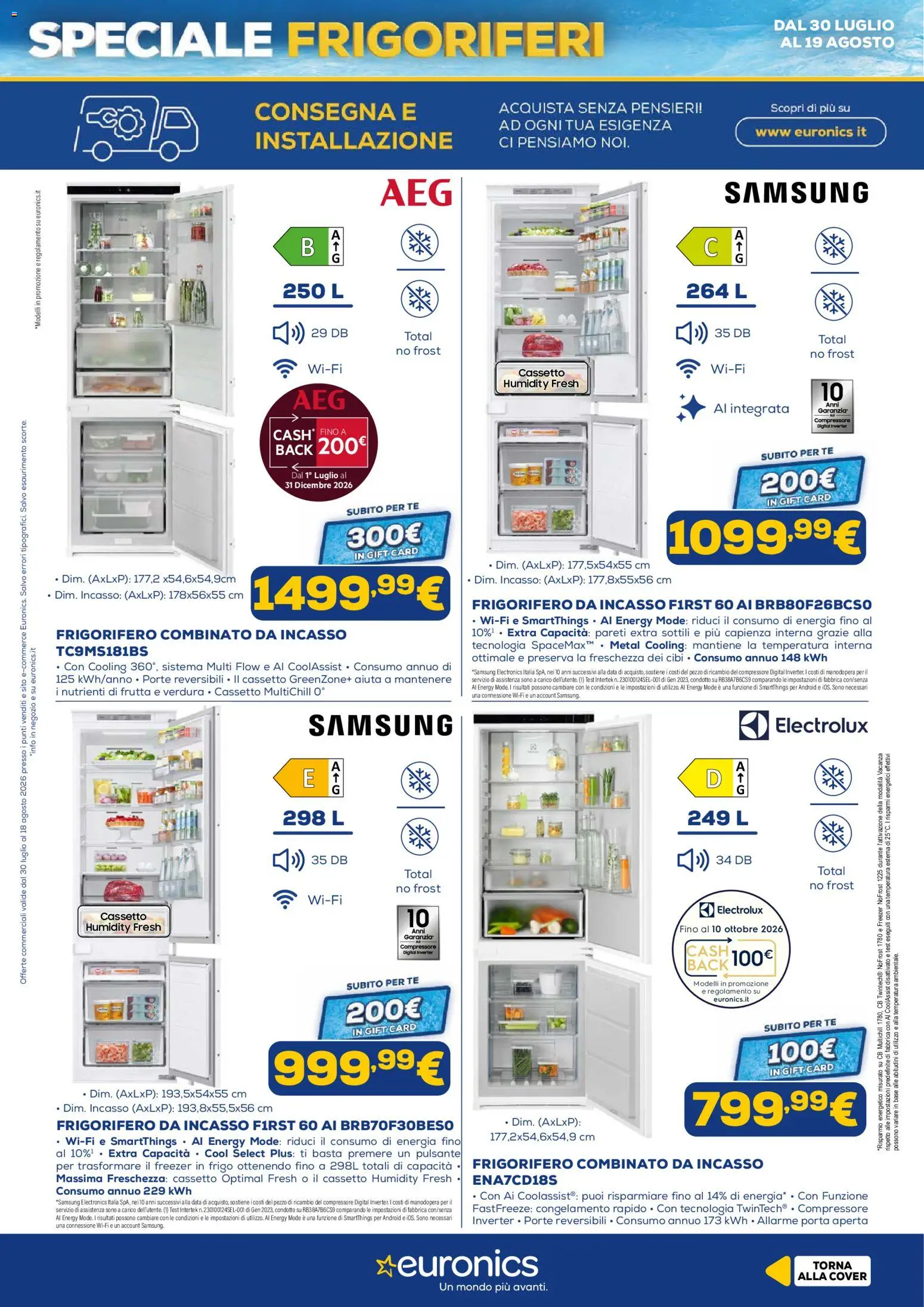 Volantino Euronics del 30/07/2026 | Pagina: 16