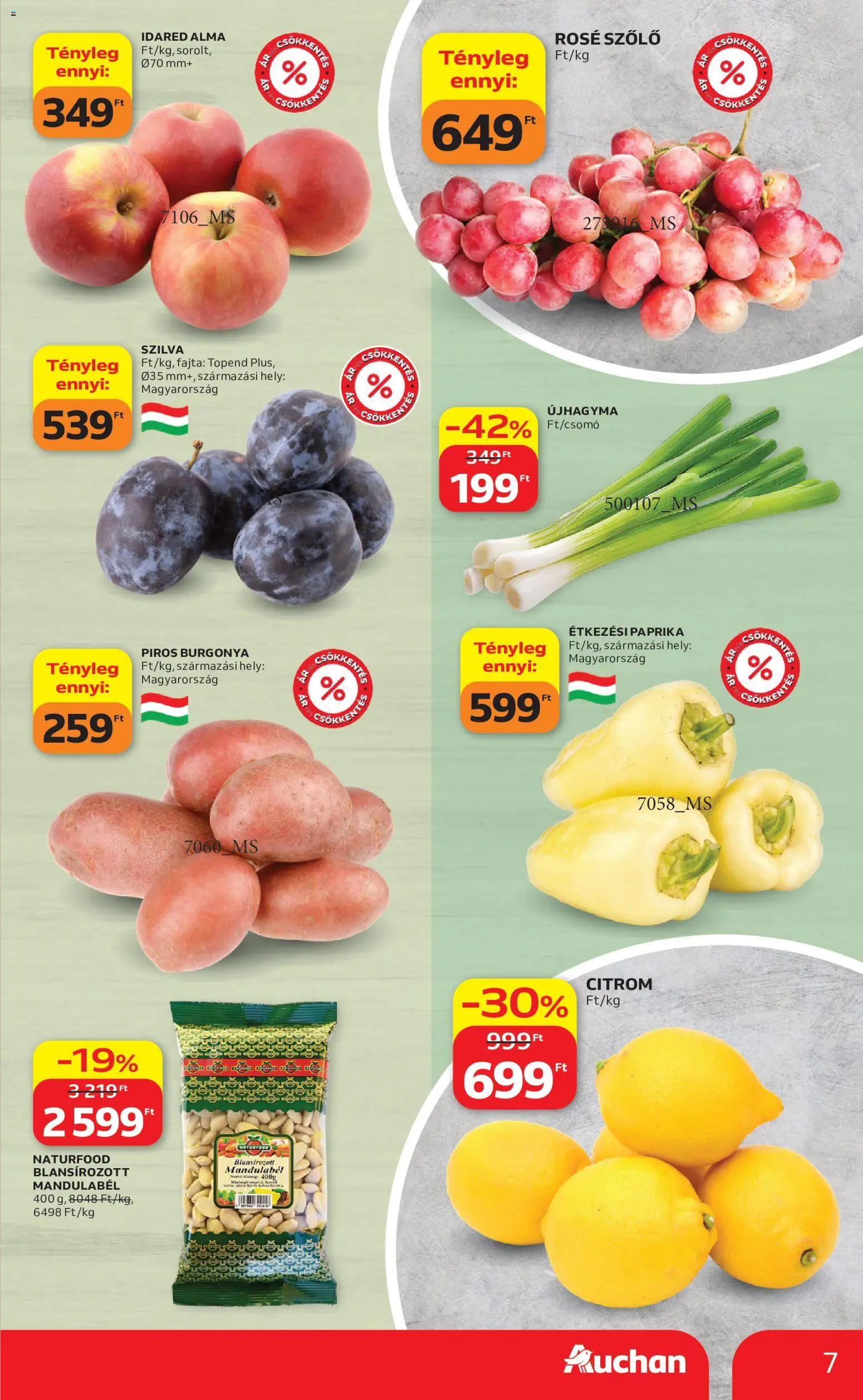 Auchan akciós ujság - amely érvényes a következő dátumtól: 2026.09.24. | Oldal: 7
