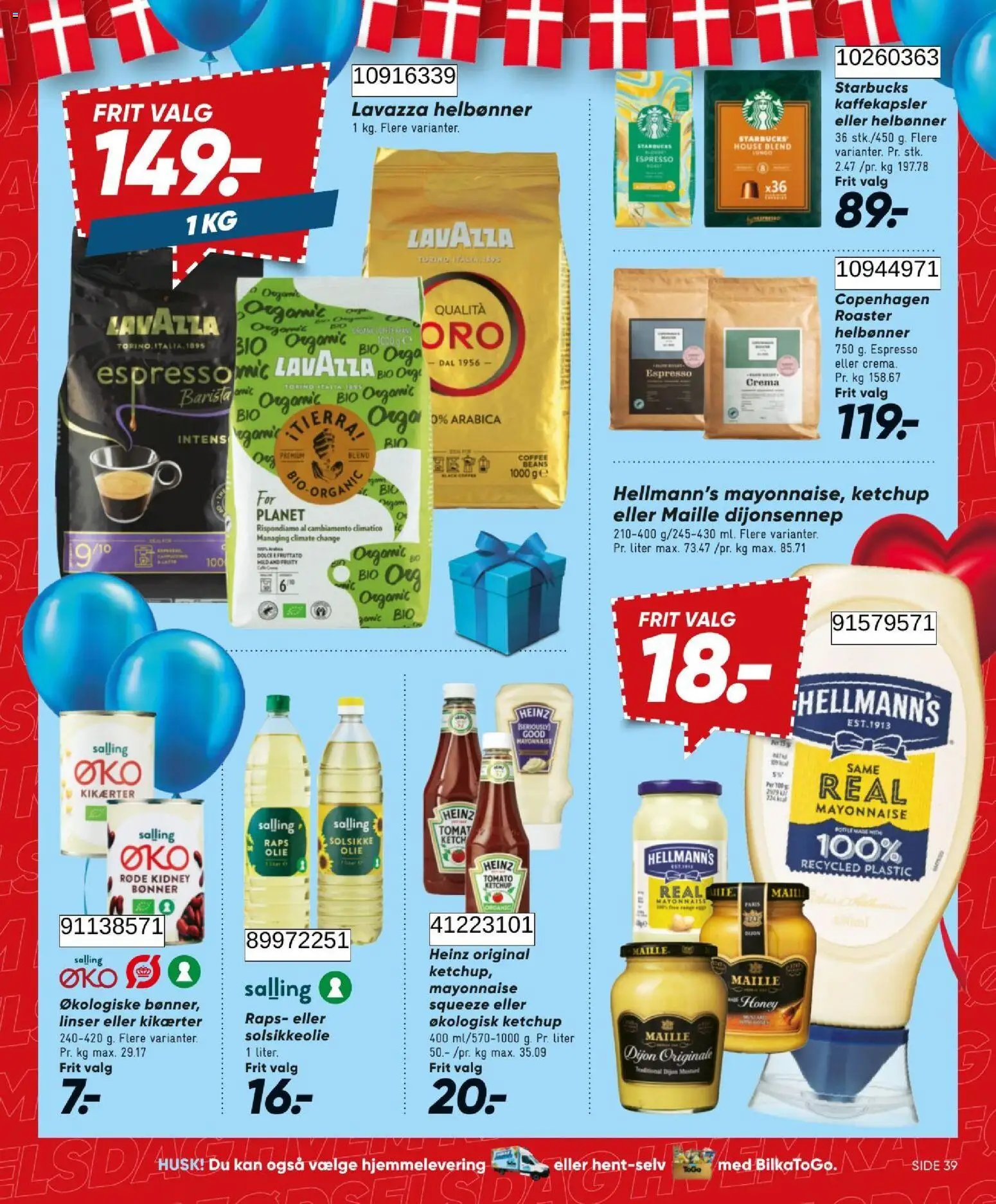Bilka tilbudsavis – gyldig fra 31/07/2026 | Side: 48 | Produkter: Olie, Ketchup, Solsikkeolie, Kikærter